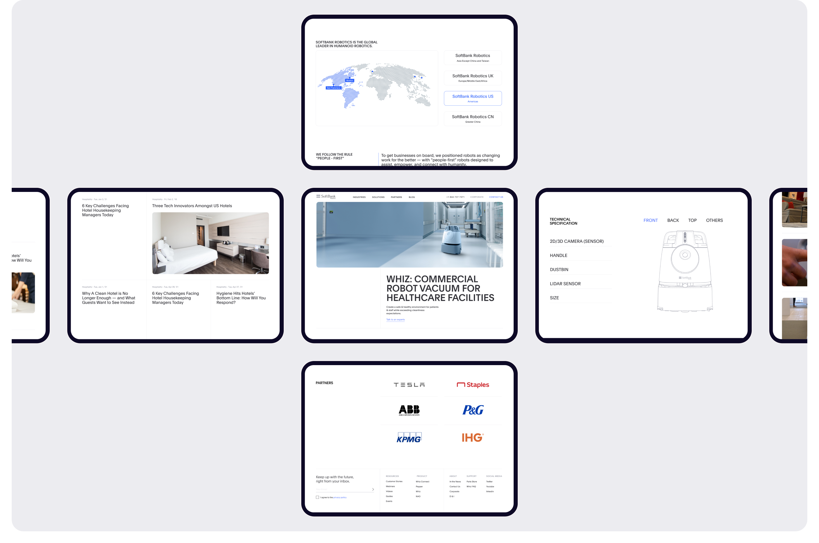 SoftBank Robotics | corporate website & identity — Изображение №10 — Интерфейсы, Брендинг на Dprofile