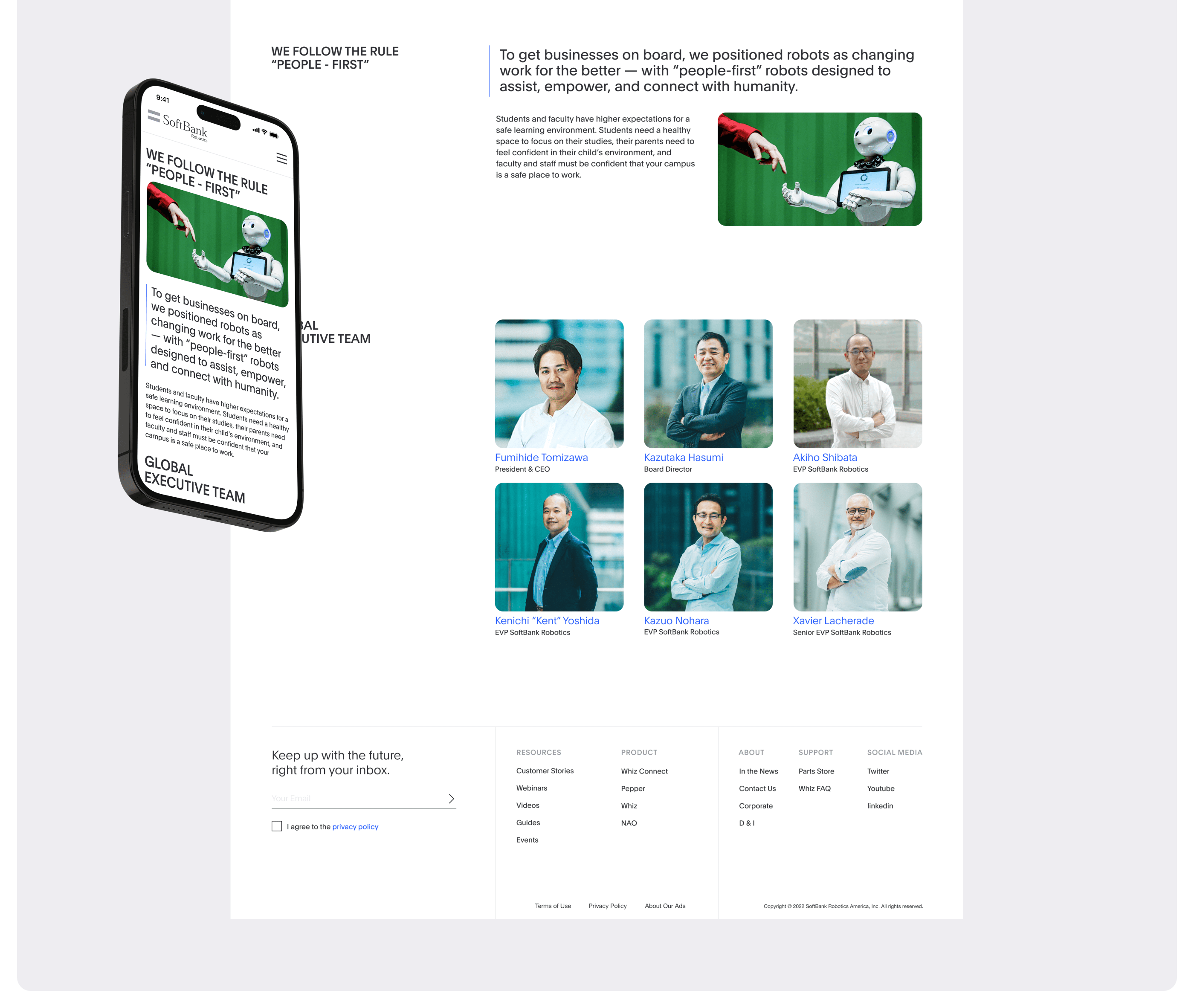 SoftBank Robotics | corporate website & identity — Изображение №3 — Интерфейсы, Брендинг на Dprofile