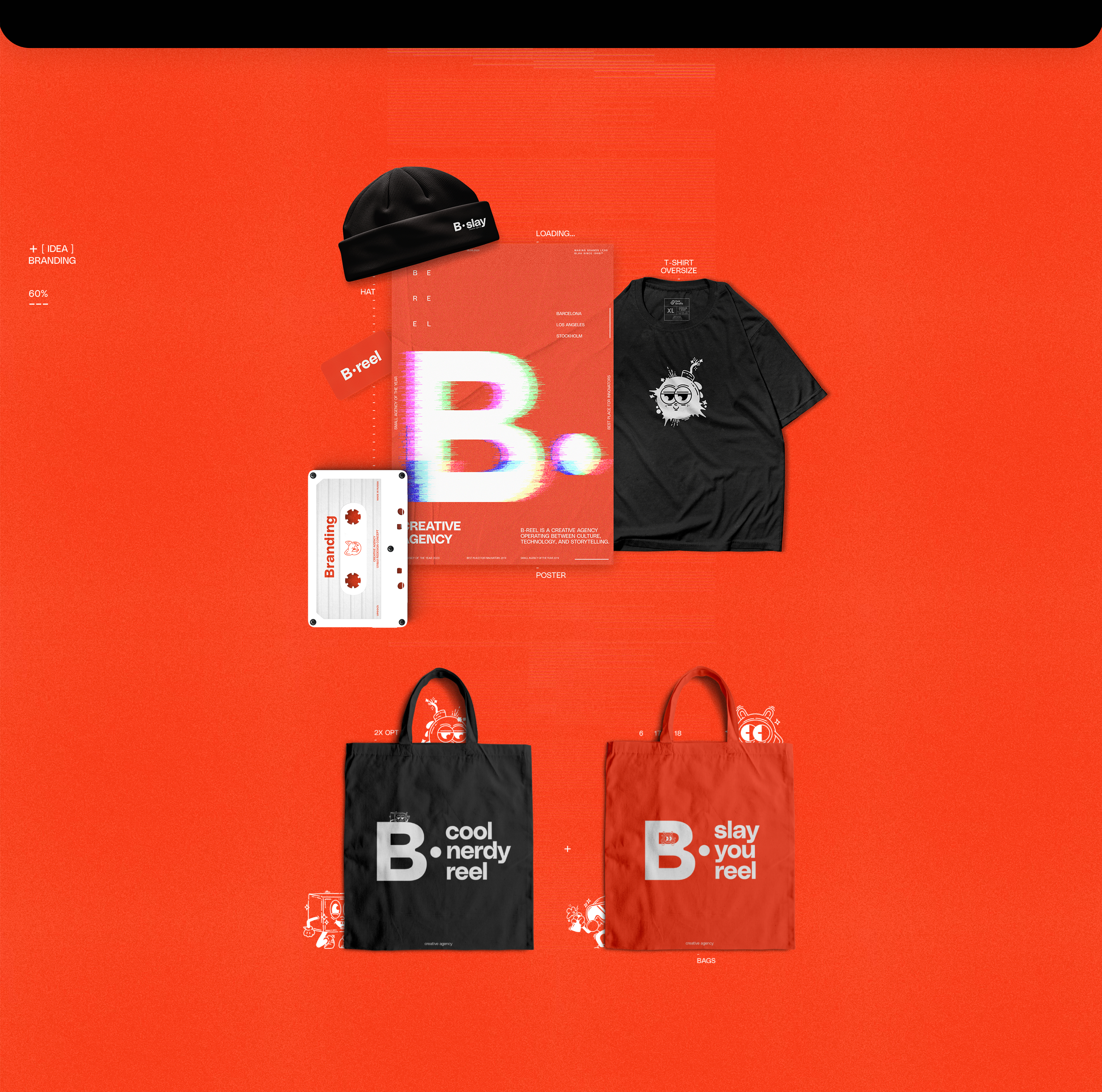 B-reel — Creative agency — Изображение №7 — Интерфейсы, Брендинг на Dprofile
