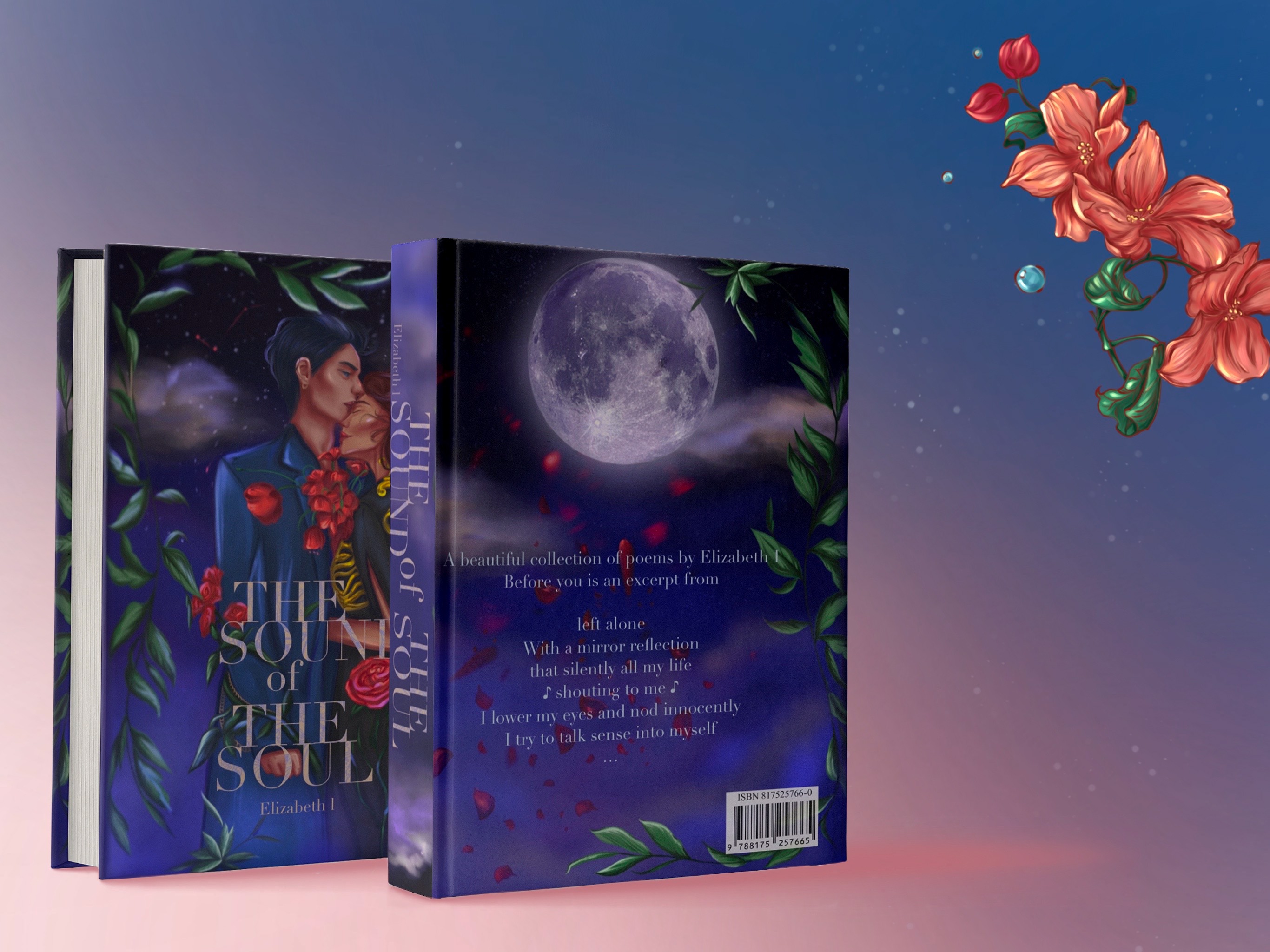 Обложка сборник стихов "The sound of the soul" — Изображение №9 — Иллюстрация на Dprofile