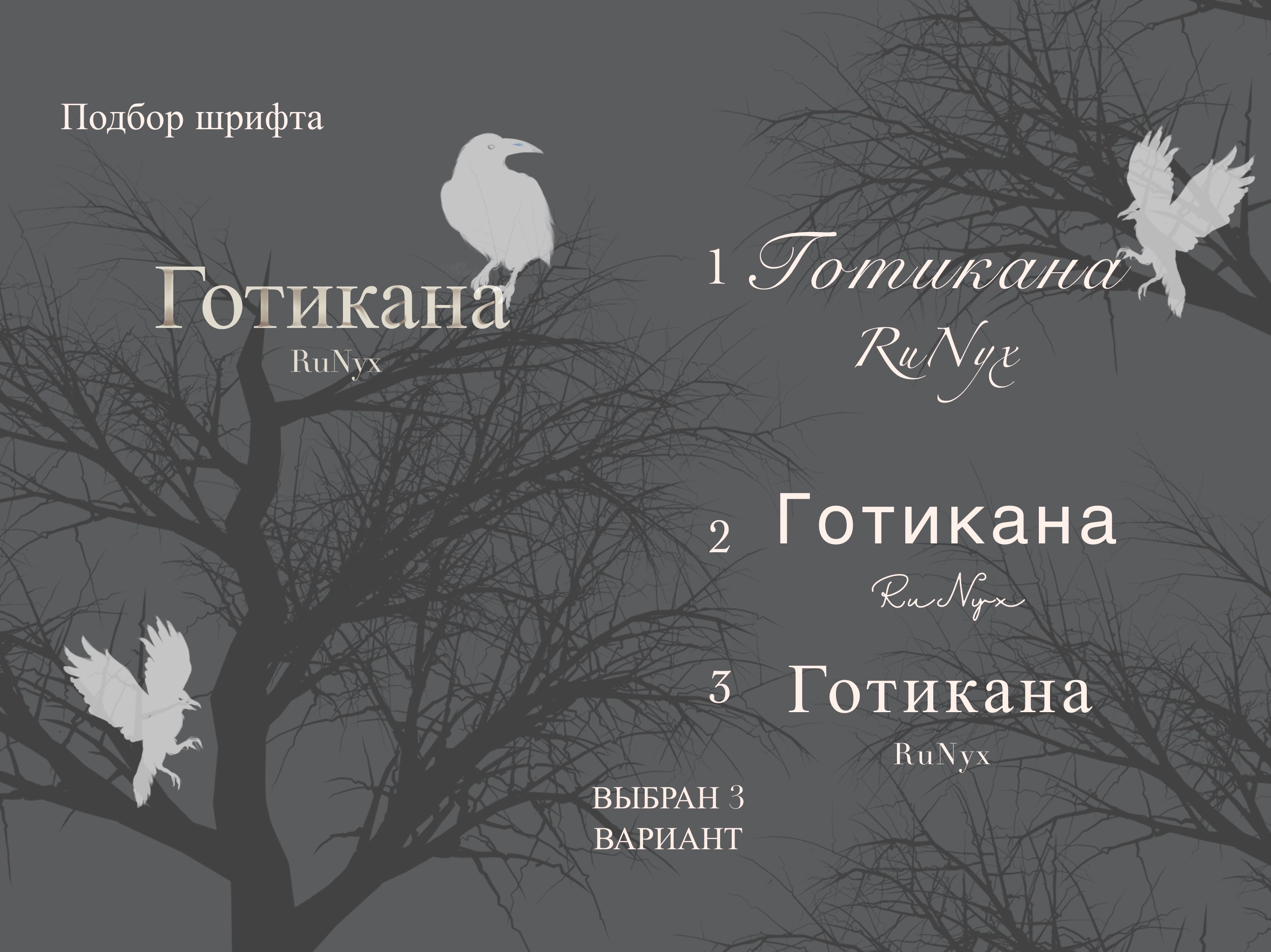Книжная обложка по Готикане — Изображение №2 — Иллюстрация на Dprofile