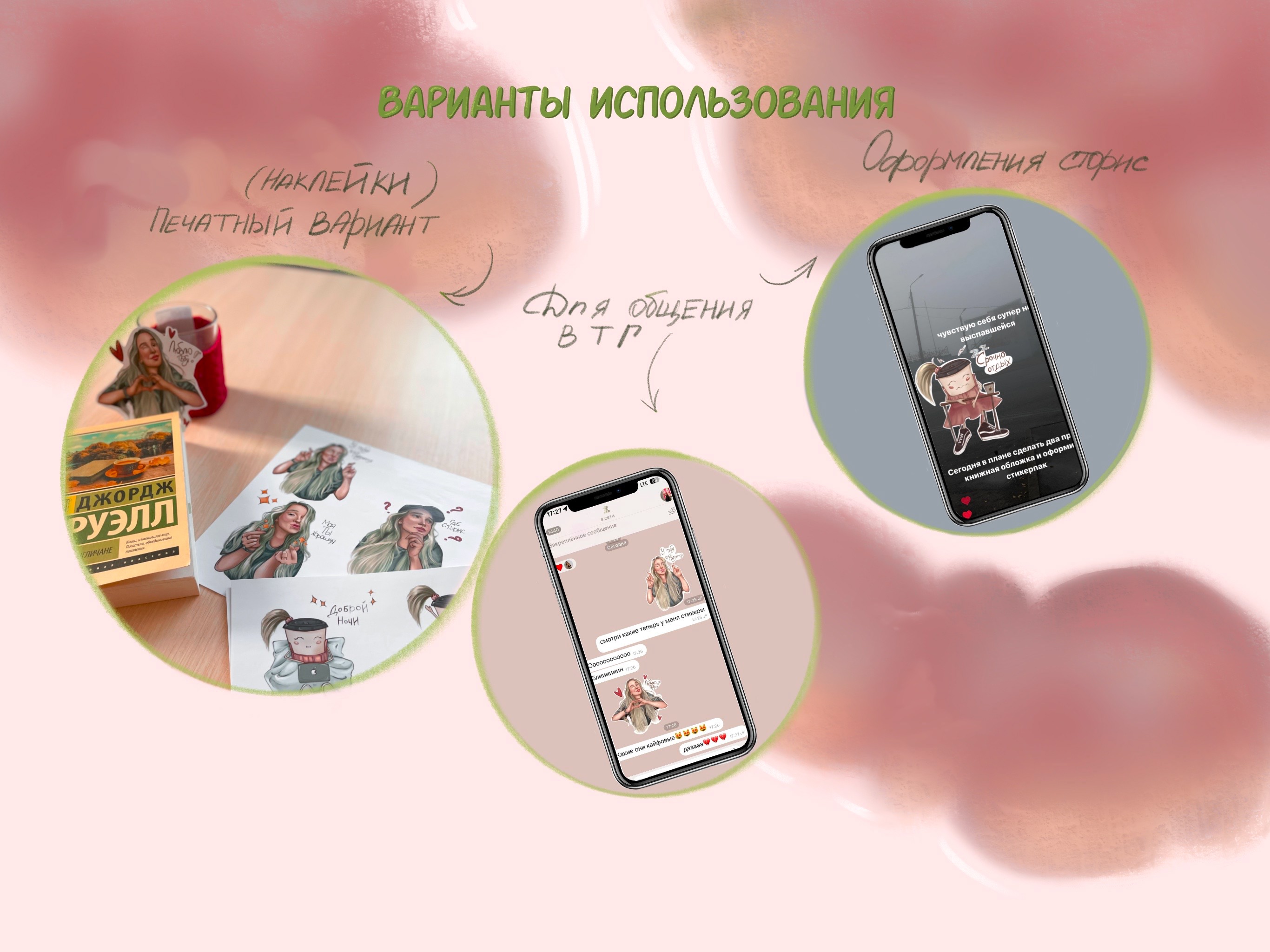 Стикерпак "будни Абраннет" — Изображение №2 — Иллюстрация на Dprofile