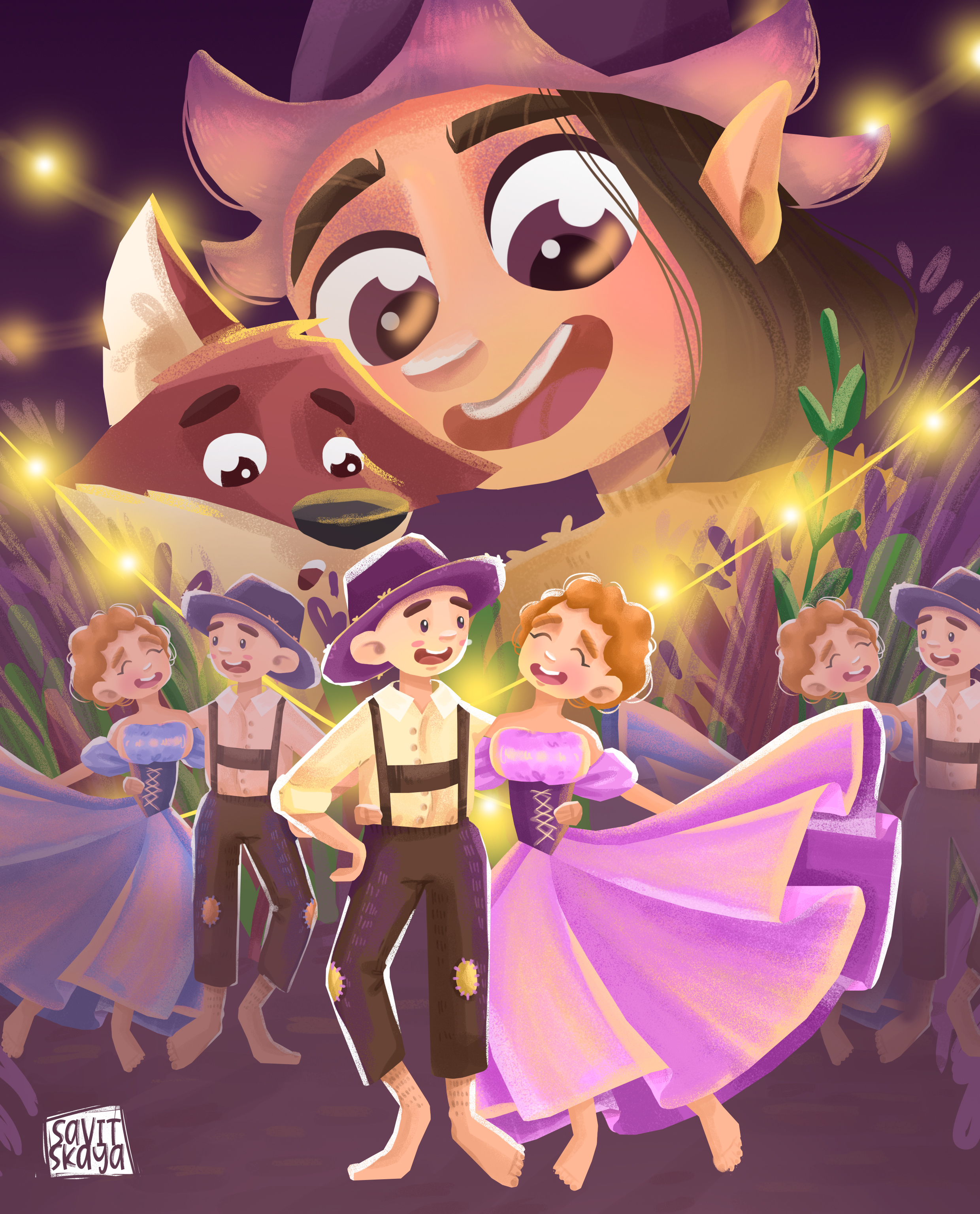 Иллюстрации к челленджу Folktale Week — Изображение №21 — Иллюстрация, Графика на Dprofile