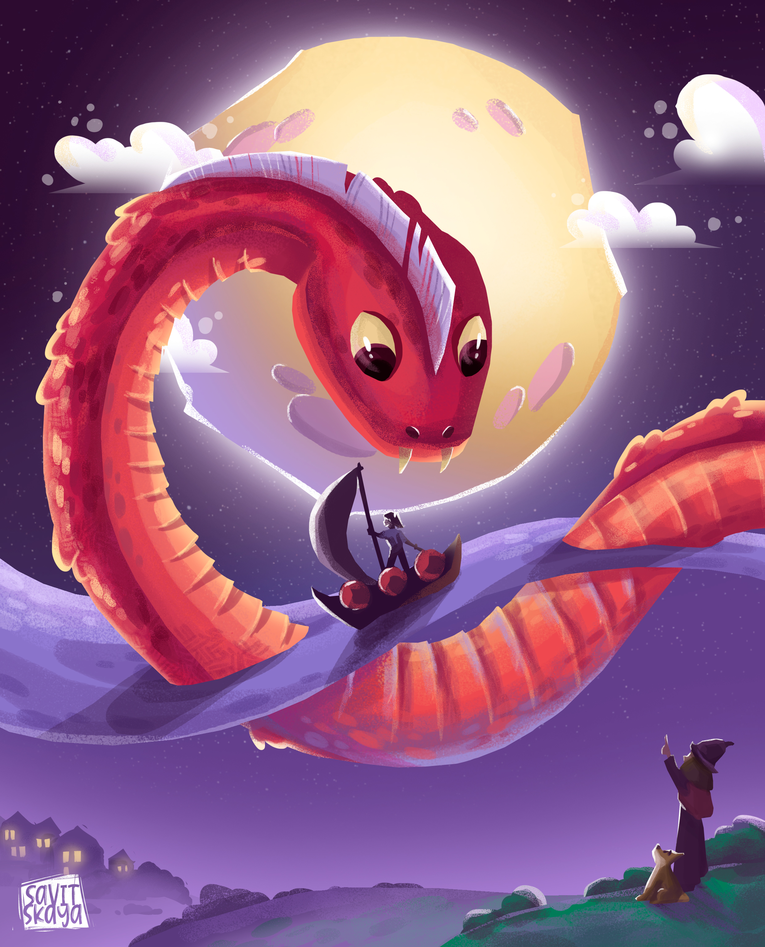 Иллюстрации к челленджу Folktale Week — Изображение №9 — Иллюстрация, Графика на Dprofile