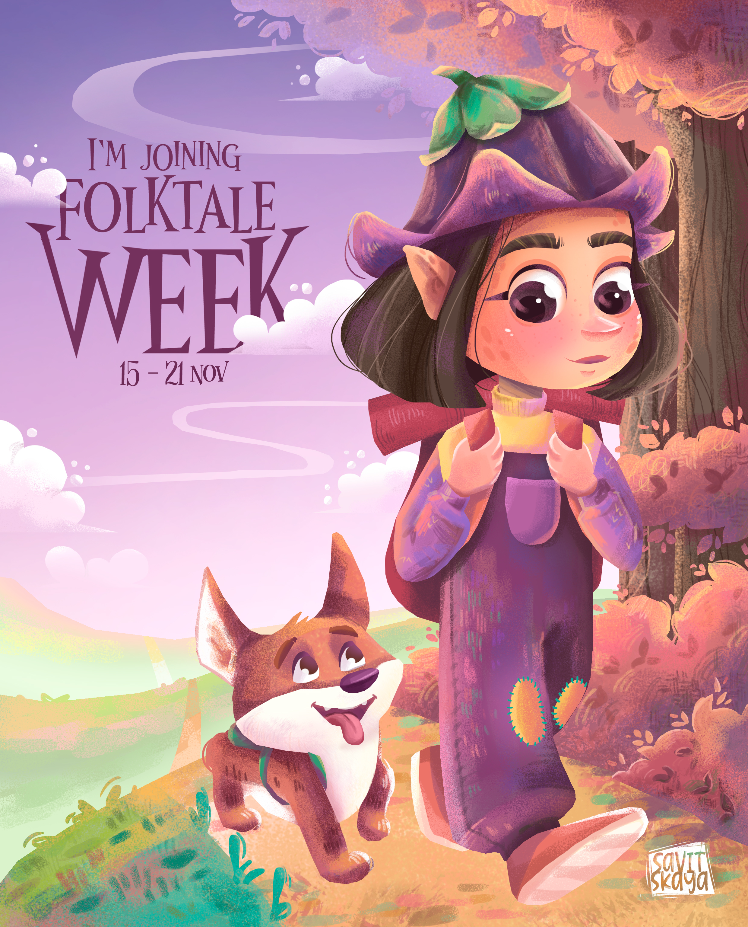 Иллюстрации к челленджу Folktale Week — Изображение №2 — Иллюстрация, Графика на Dprofile