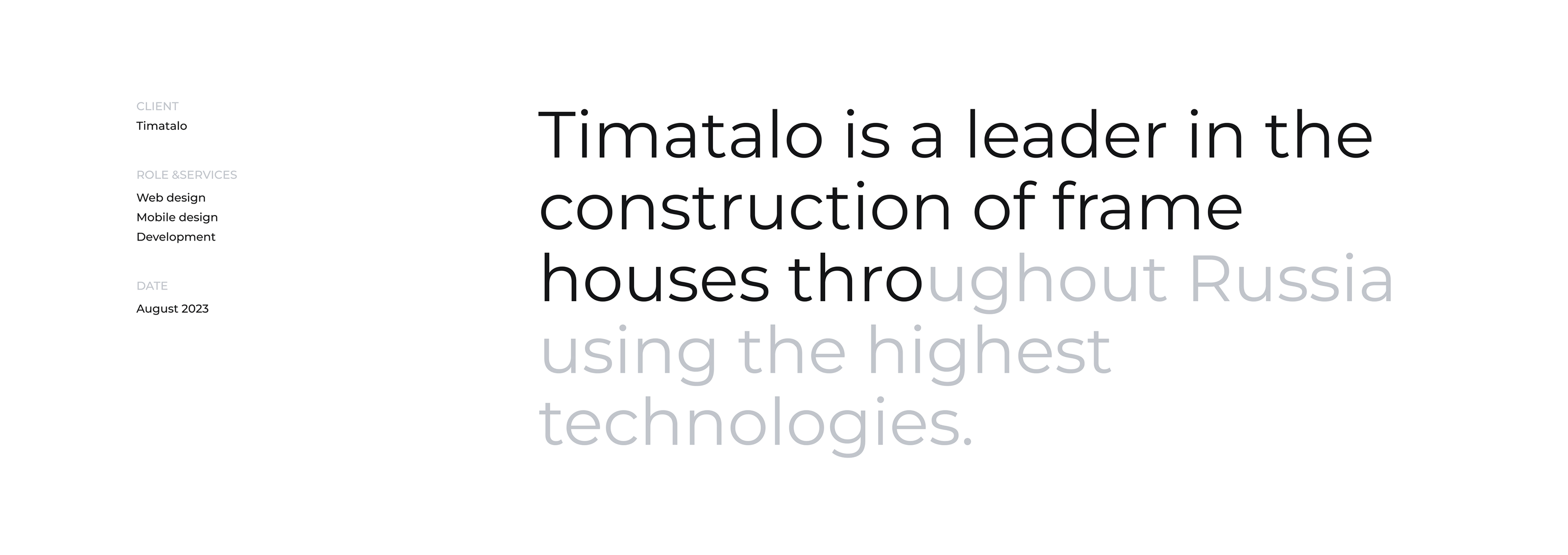 Timatalo - CLT pannels landing page — Изображение №2 — Интерфейсы на Dprofile