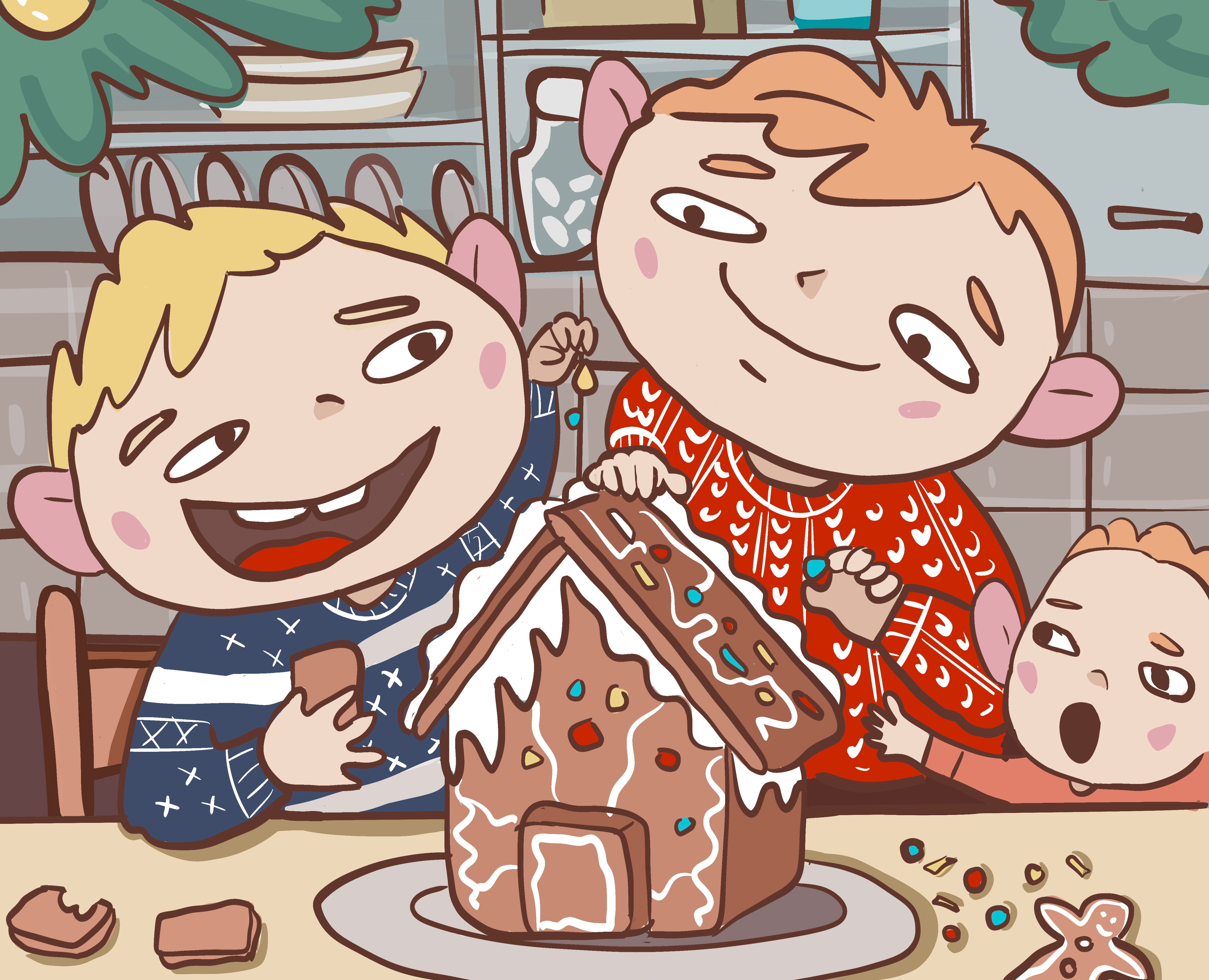 New Year Children's book illustration — Иллюстрация, Графика на Dprofile