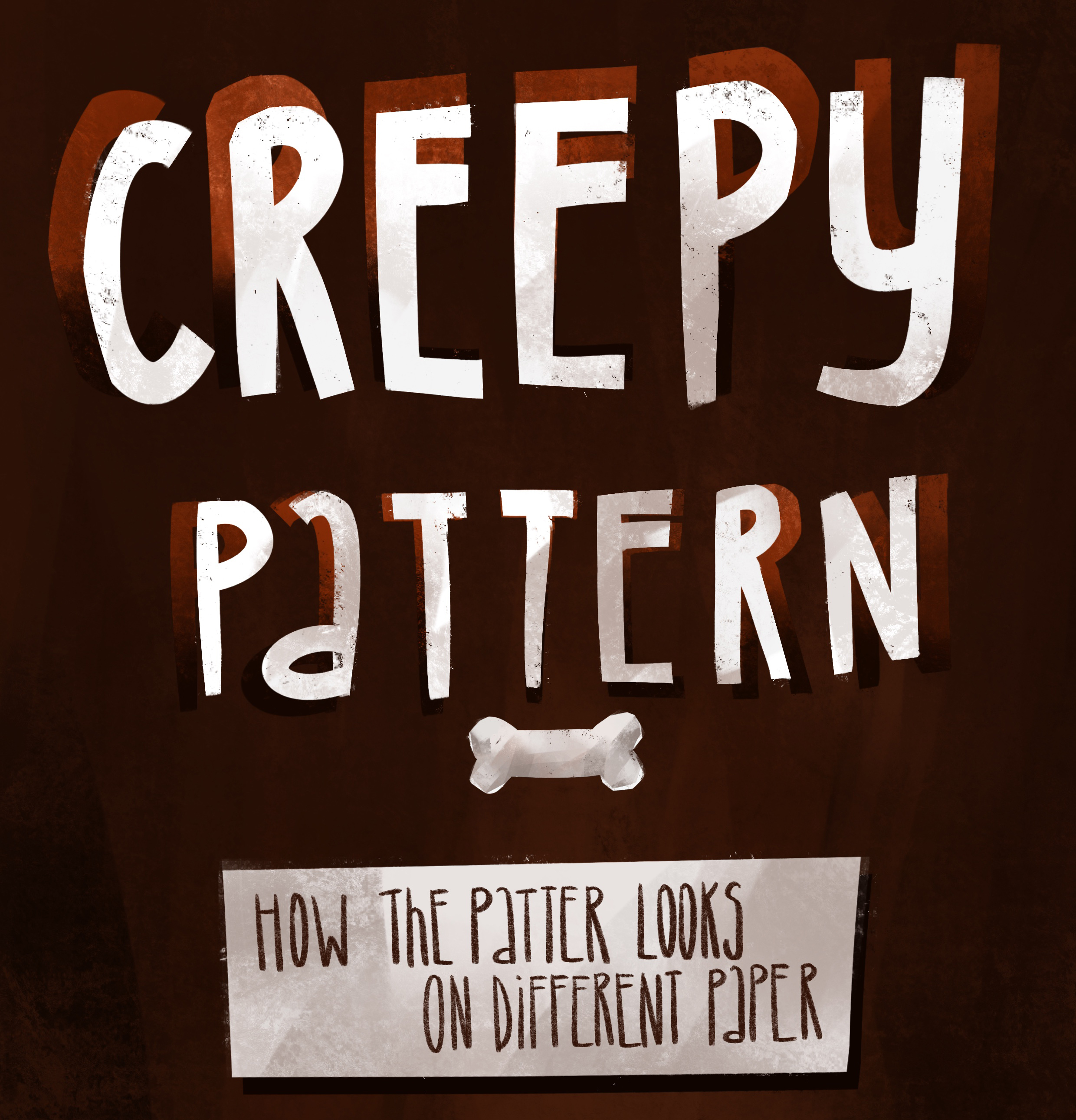 “Creepy. Stickers and pattern “ commercial project — Изображение №8 — Брендинг, Иллюстрация на Dprofile