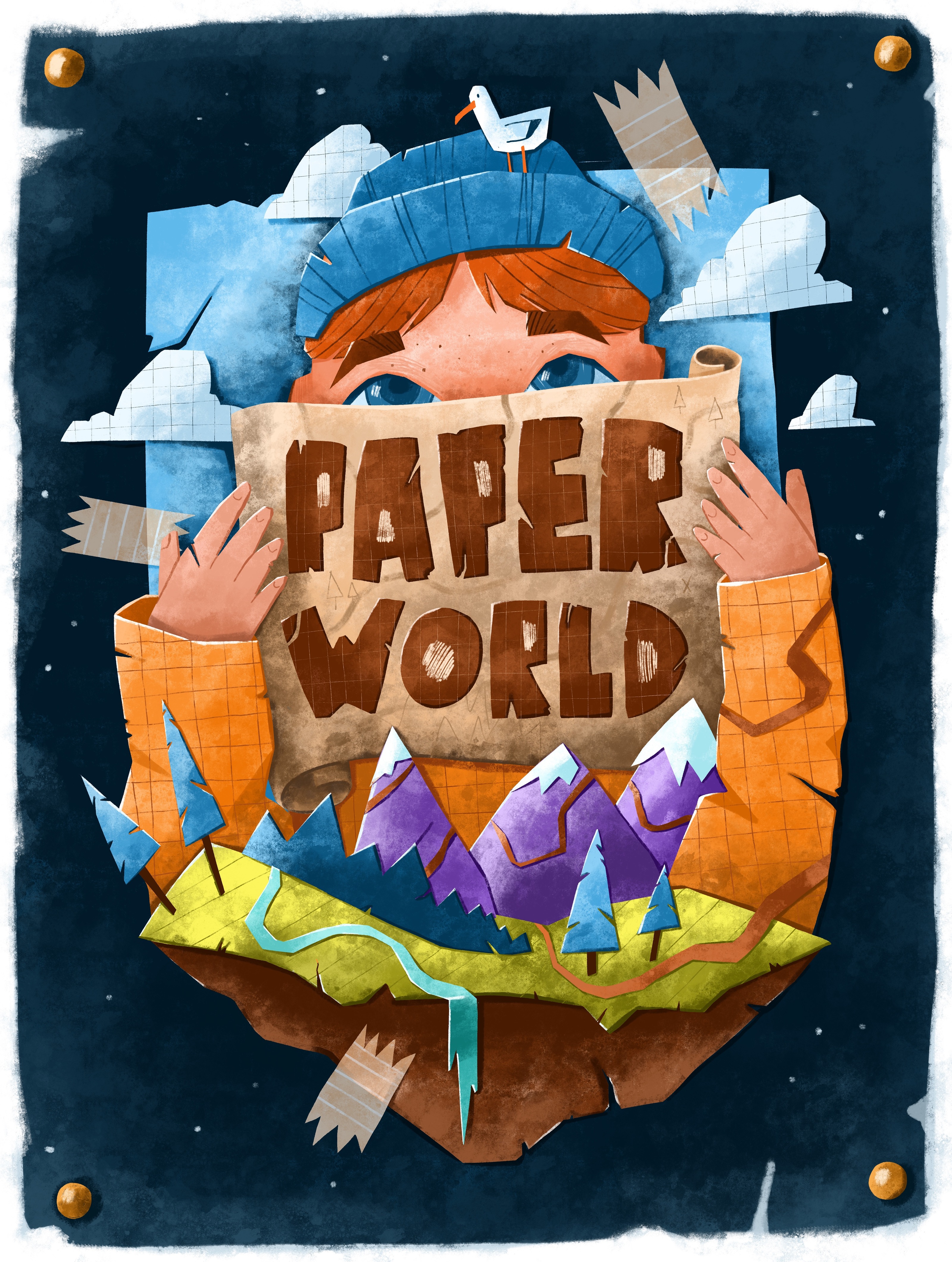 Game "Paper world" — Изображение №3 — Иллюстрация на Dprofile