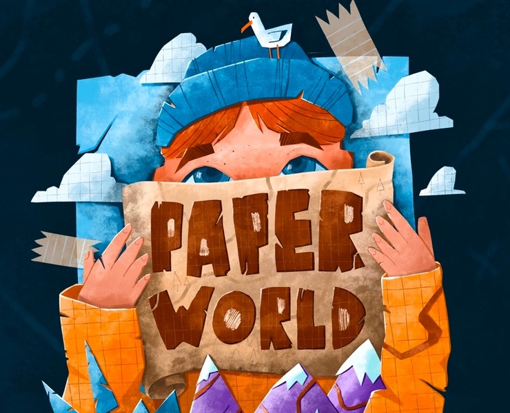 Game "Paper world" — Иллюстрация на Dprofile