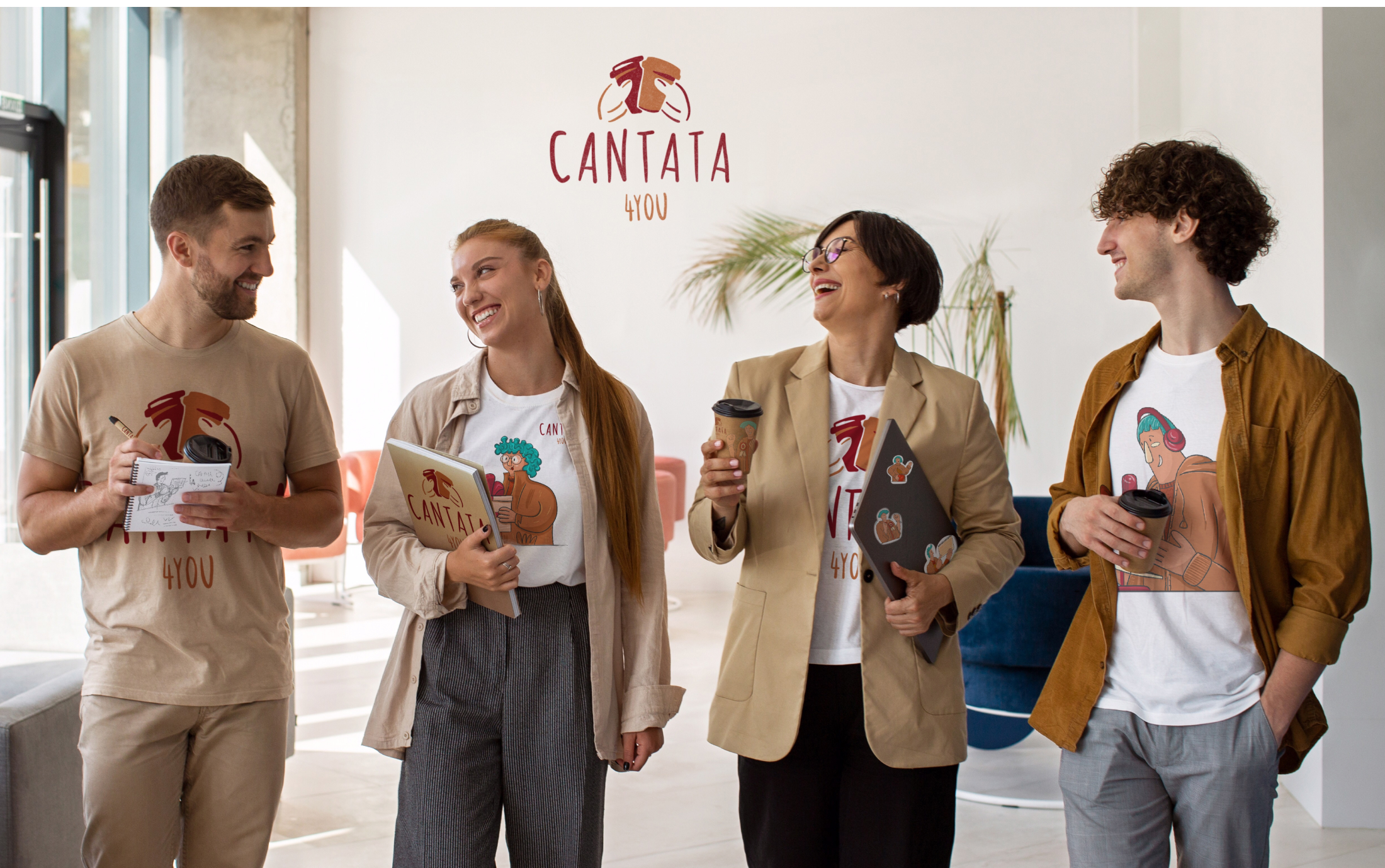 Cantata 4you | brand identity | Кантата — Изображение №17 — Брендинг, Иллюстрация на Dprofile