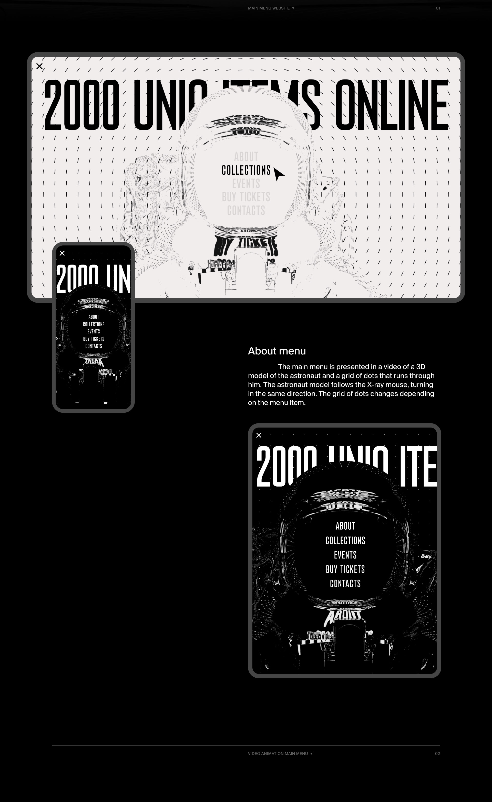 Smithsonian Air and Space Museum Website | Brutal Style — Изображение №2 — Интерфейсы, Анимация на Dprofile