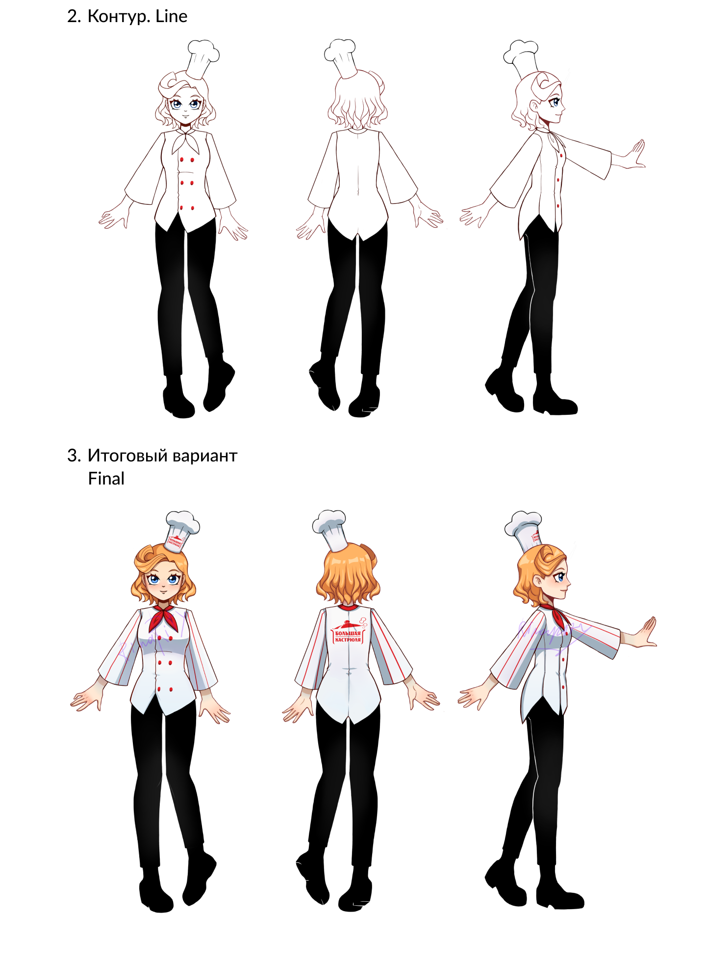 Разработка персонажа и стикеров|Проект — Изображение №3 — Иллюстрация на Dprofile