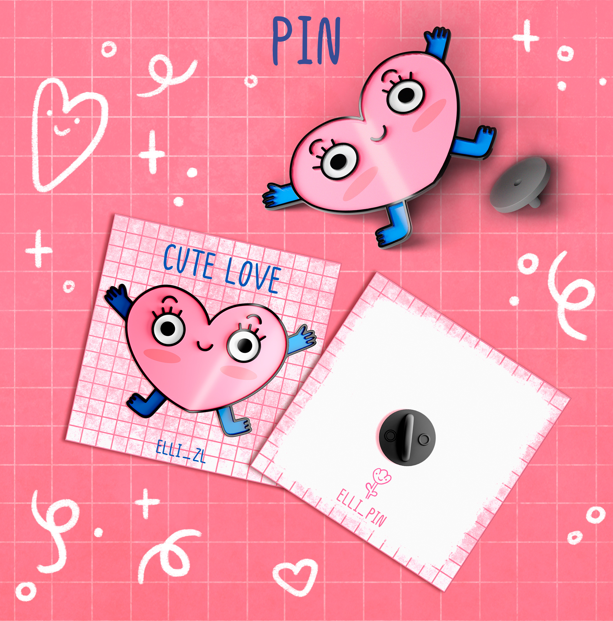 Funny postcard for VALENTINE'S DAY — Изображение №5 — Иллюстрация, 3D на Dprofile