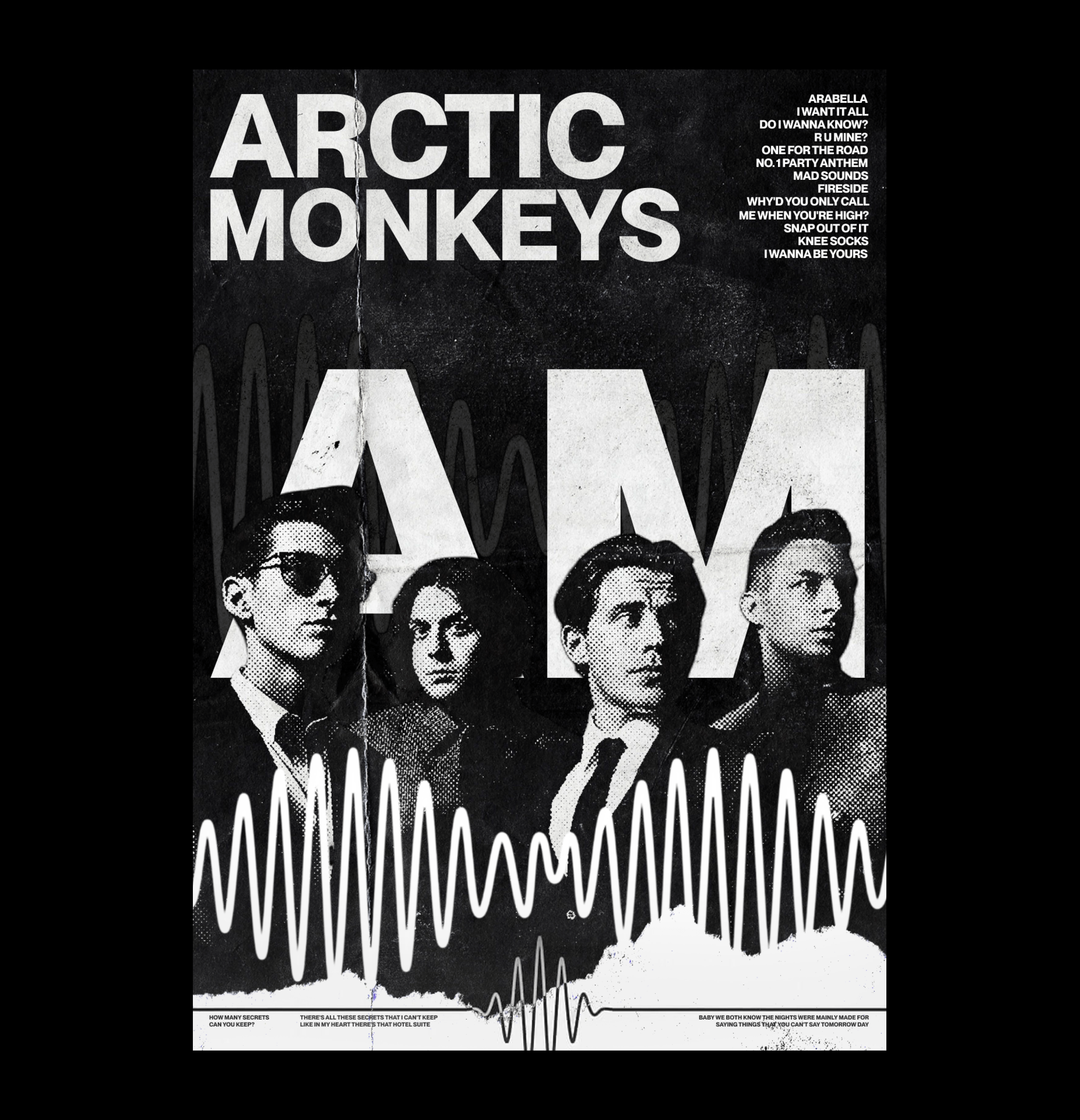 Arctic Monkeys | Poster Concept — Изображение №4 — Иллюстрация, Графика на Dprofile