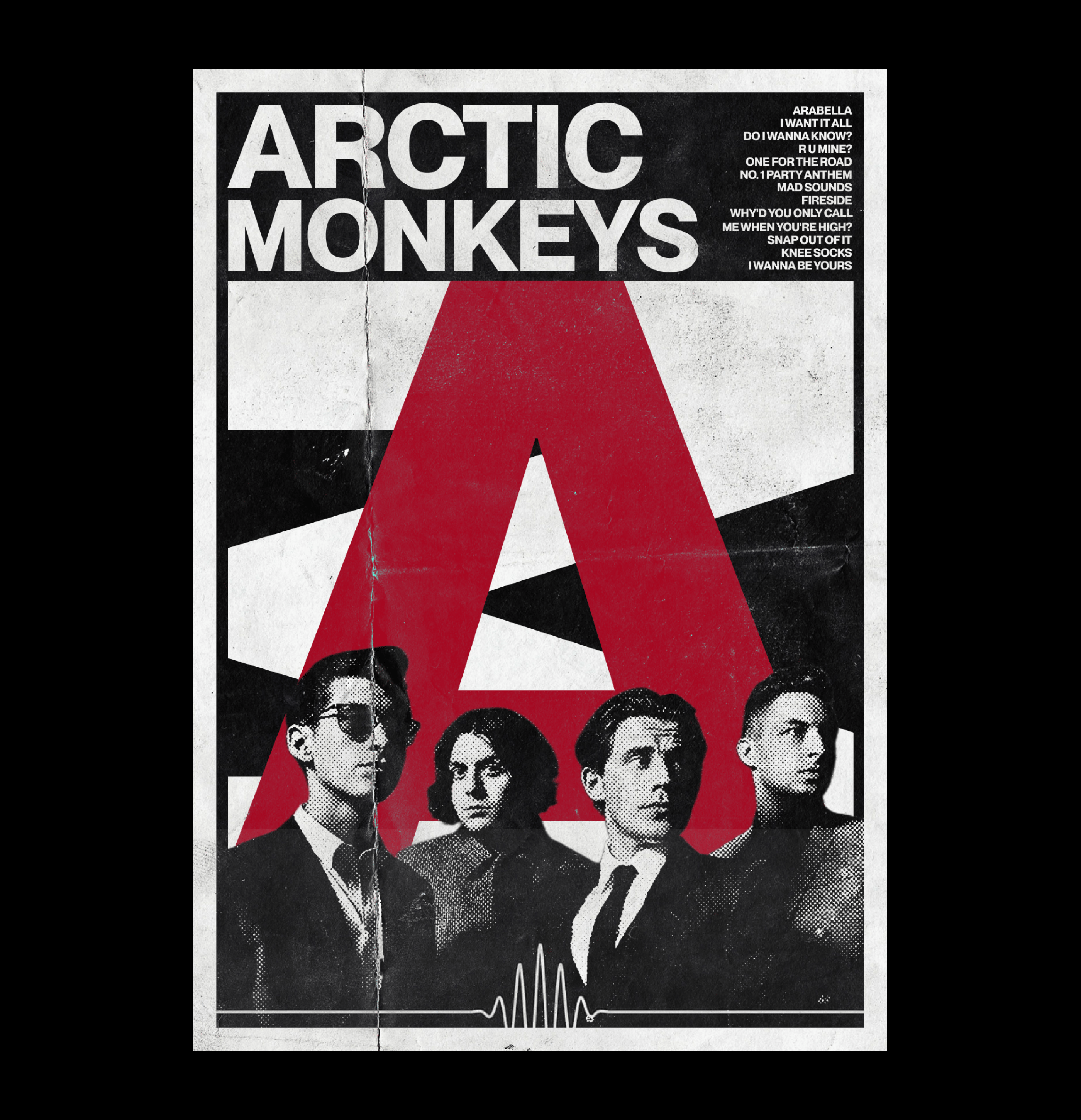 Arctic Monkeys | Poster Concept — Изображение №3 — Иллюстрация, Графика на Dprofile