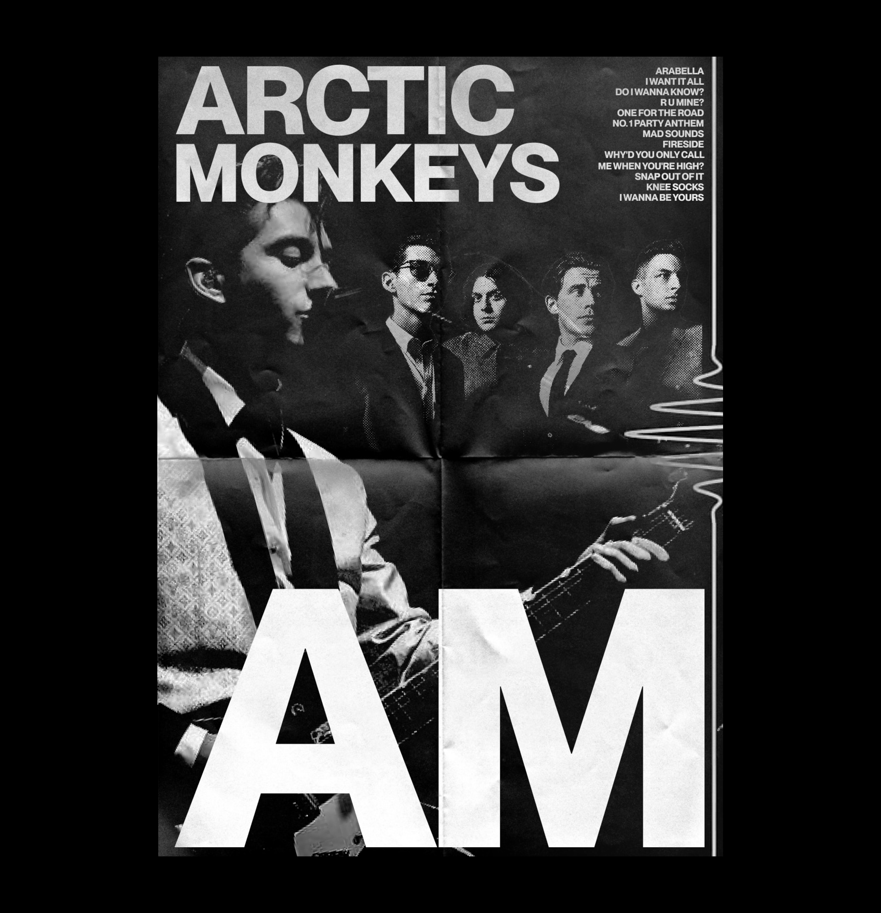 Arctic Monkeys | Poster Concept — Изображение №5 — Иллюстрация, Графика на Dprofile