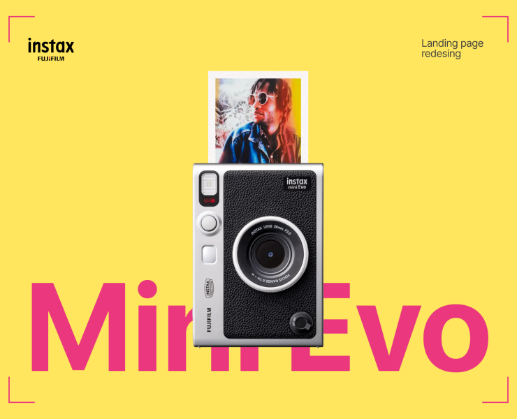 Instax | Landing page — Интерфейсы на Dprofile