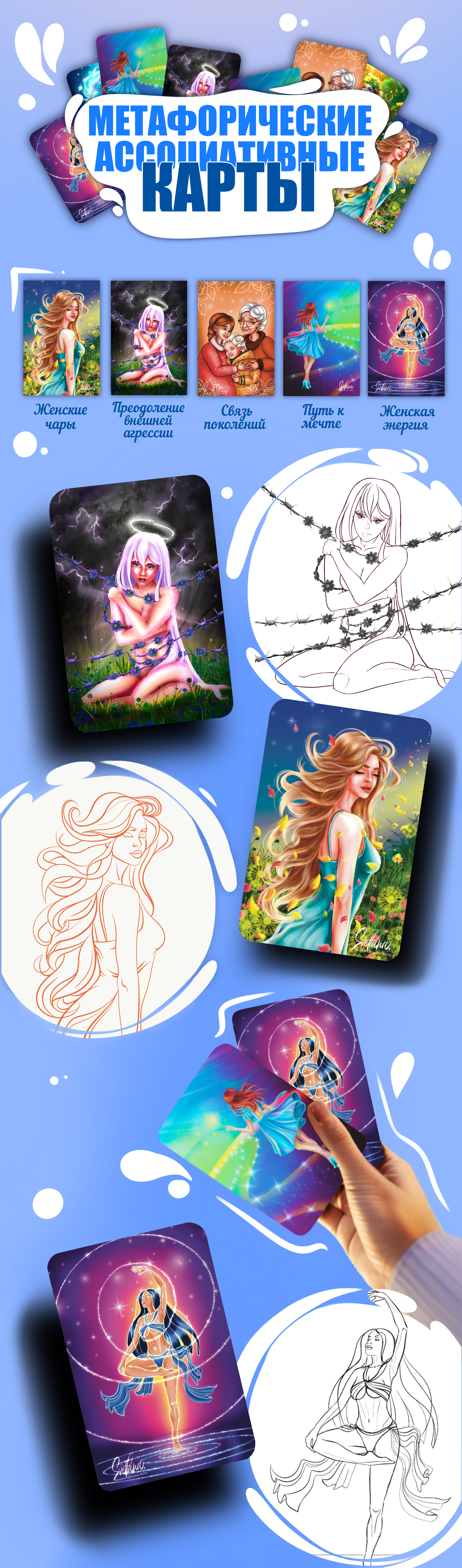 Метафорические ассоциативные карты — Изображение №1 — Иллюстрация на Dprofile