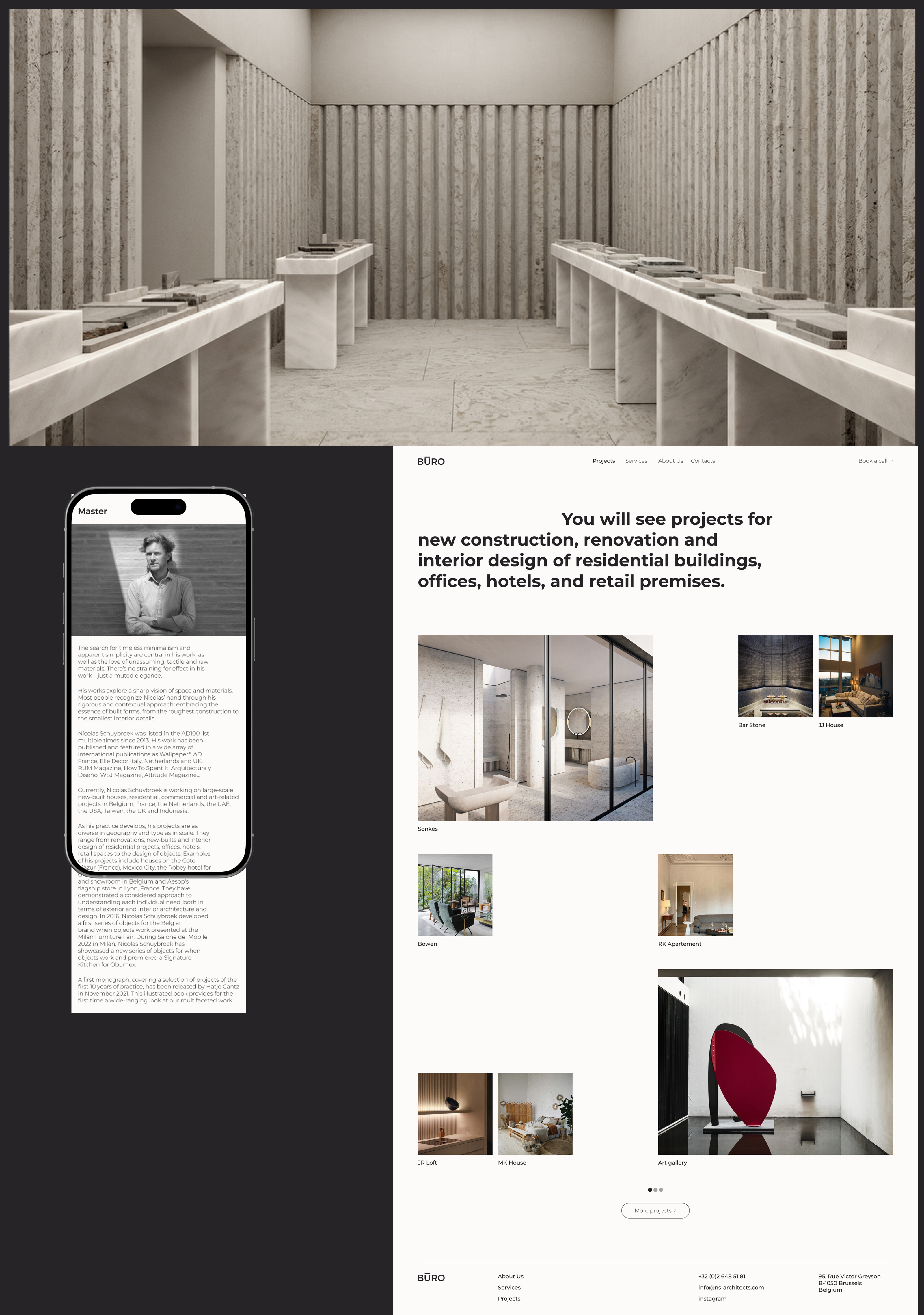 Website redesign for a design agency — Изображение №4 — Интерфейсы на Dprofile