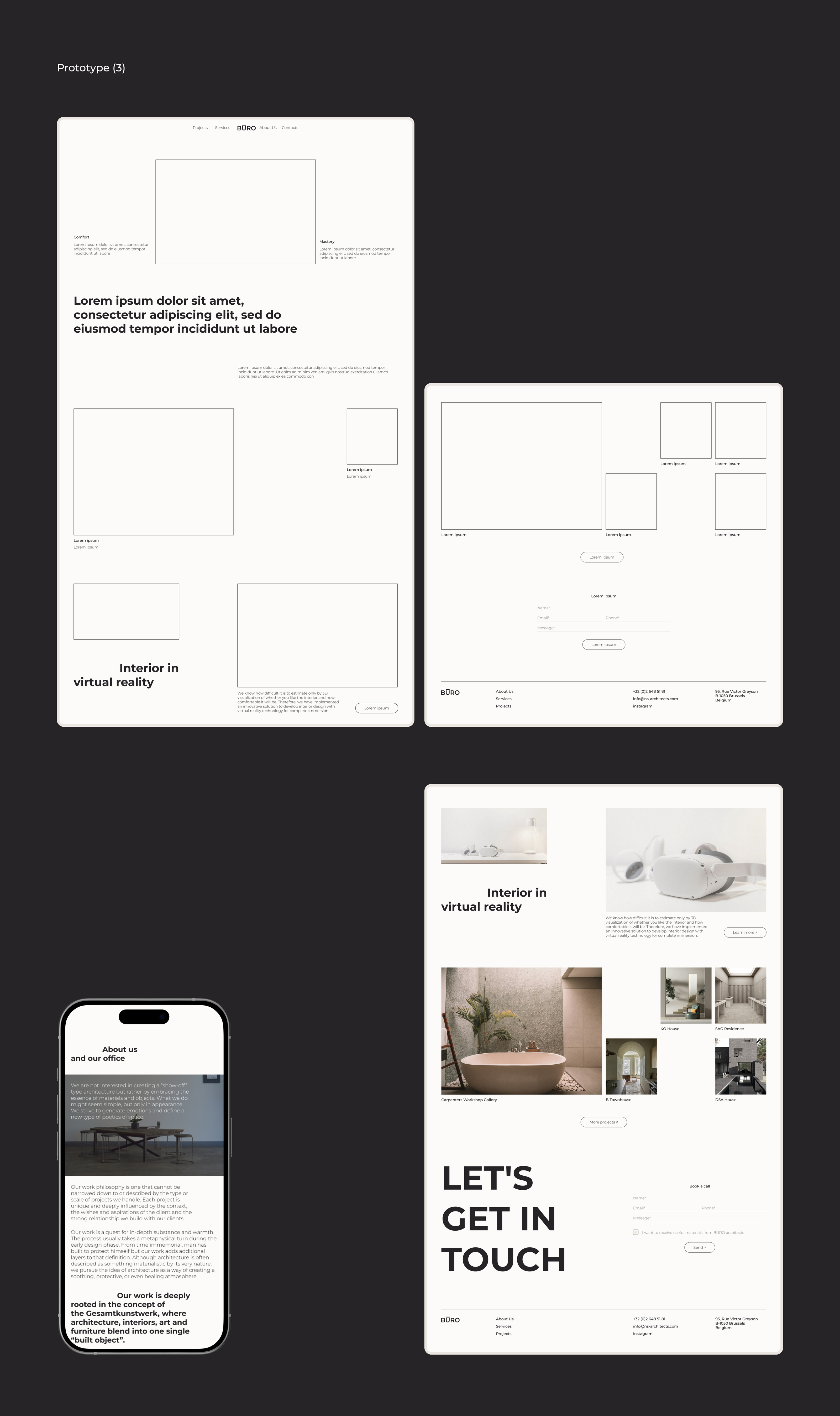 Website redesign for a design agency — Изображение №3 — Интерфейсы на Dprofile