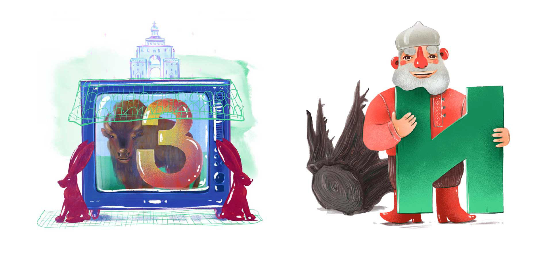 Буквальный челлендж 2024 — Изображение №7 — Иллюстрация, Графика на Dprofile