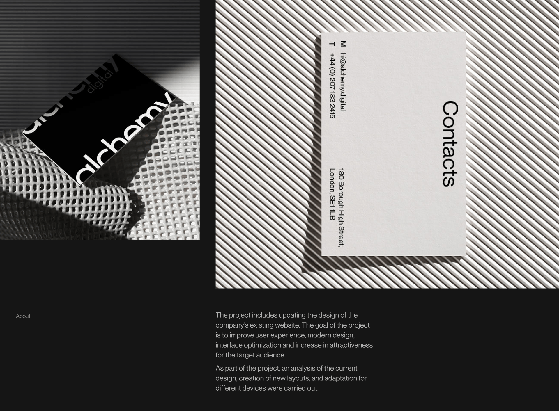 Design Agency | Alchemy Digital | Concept — Изображение №2 — Интерфейсы на Dprofile