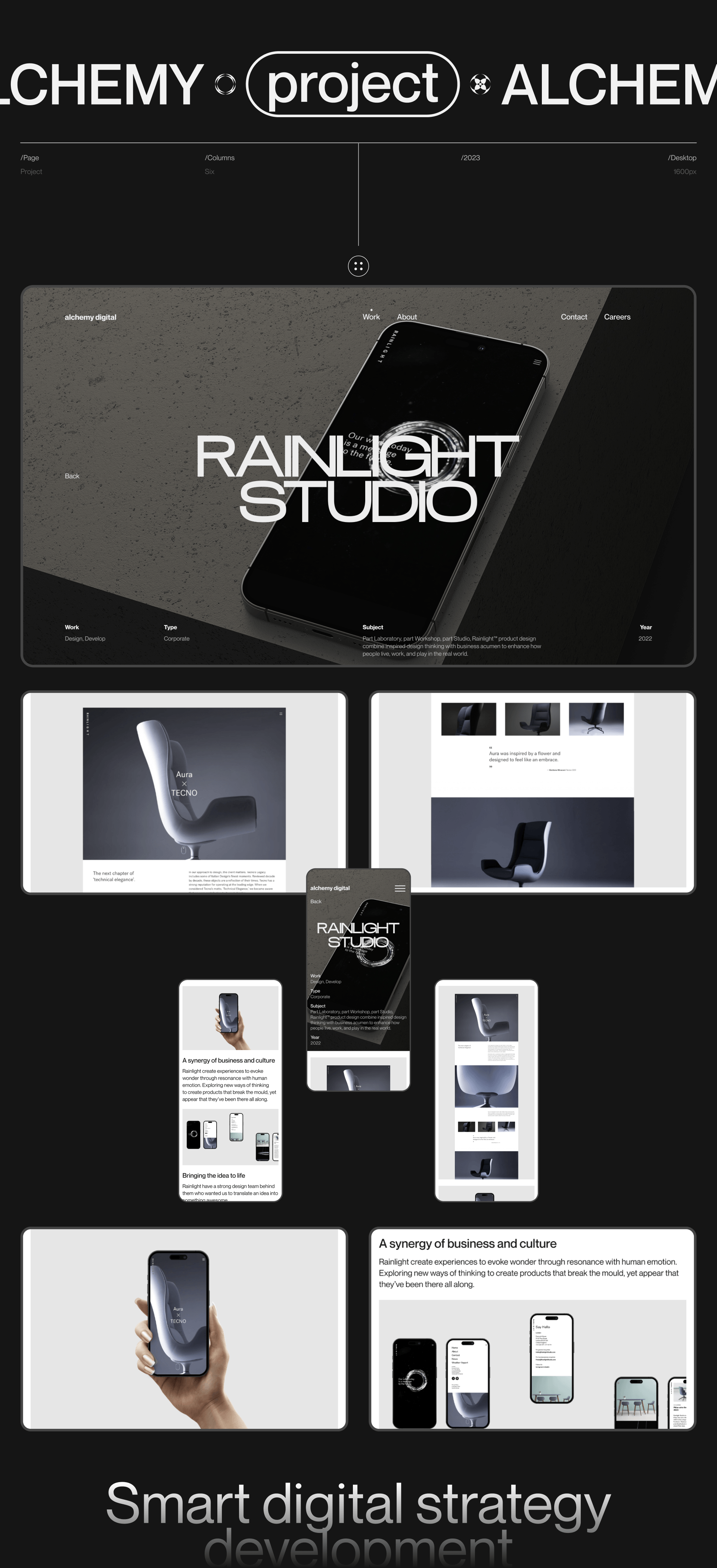 Design Agency | Alchemy Digital | Concept — Изображение №8 — Интерфейсы на Dprofile