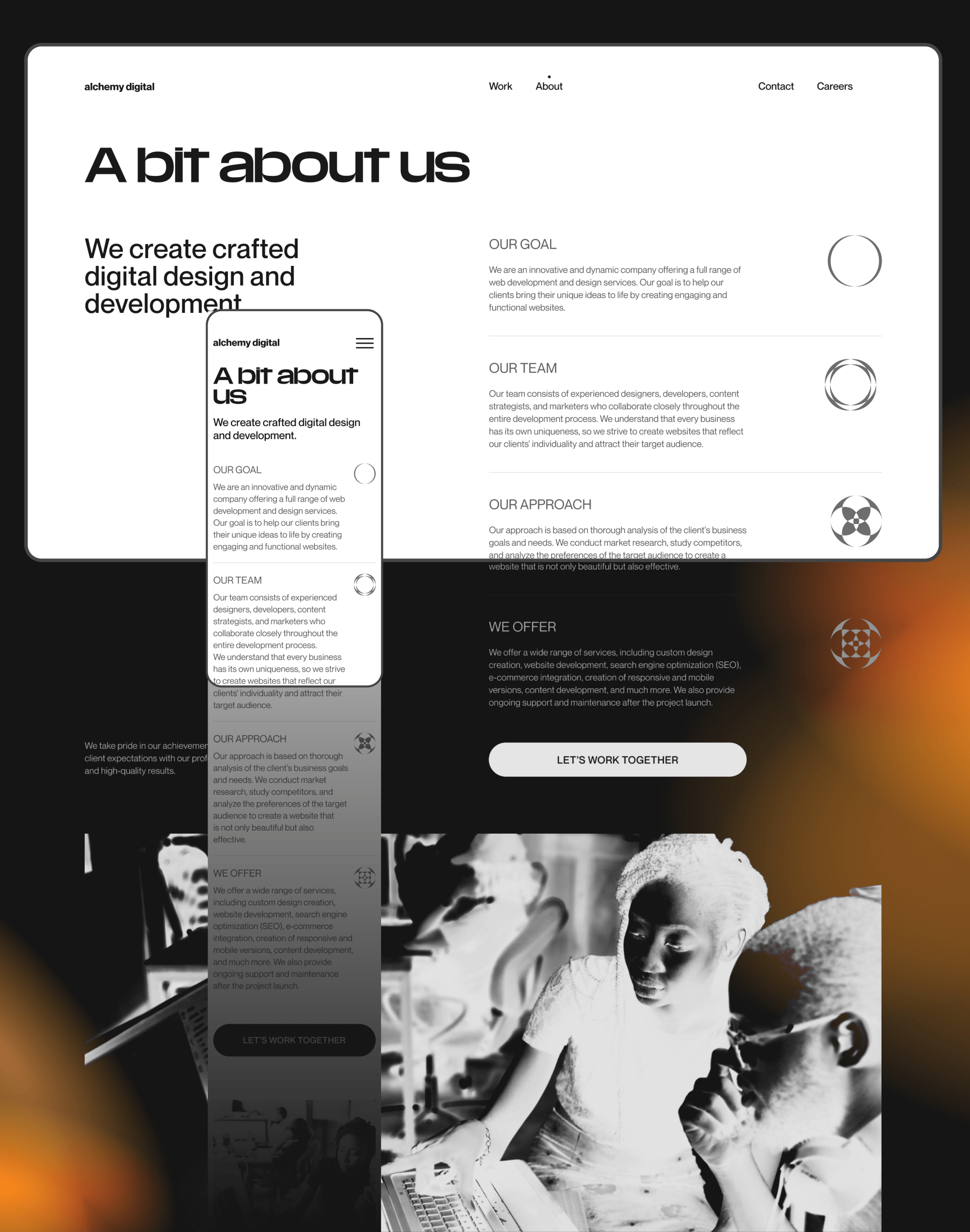 Design Agency | Alchemy Digital | Concept — Изображение №10 — Интерфейсы на Dprofile