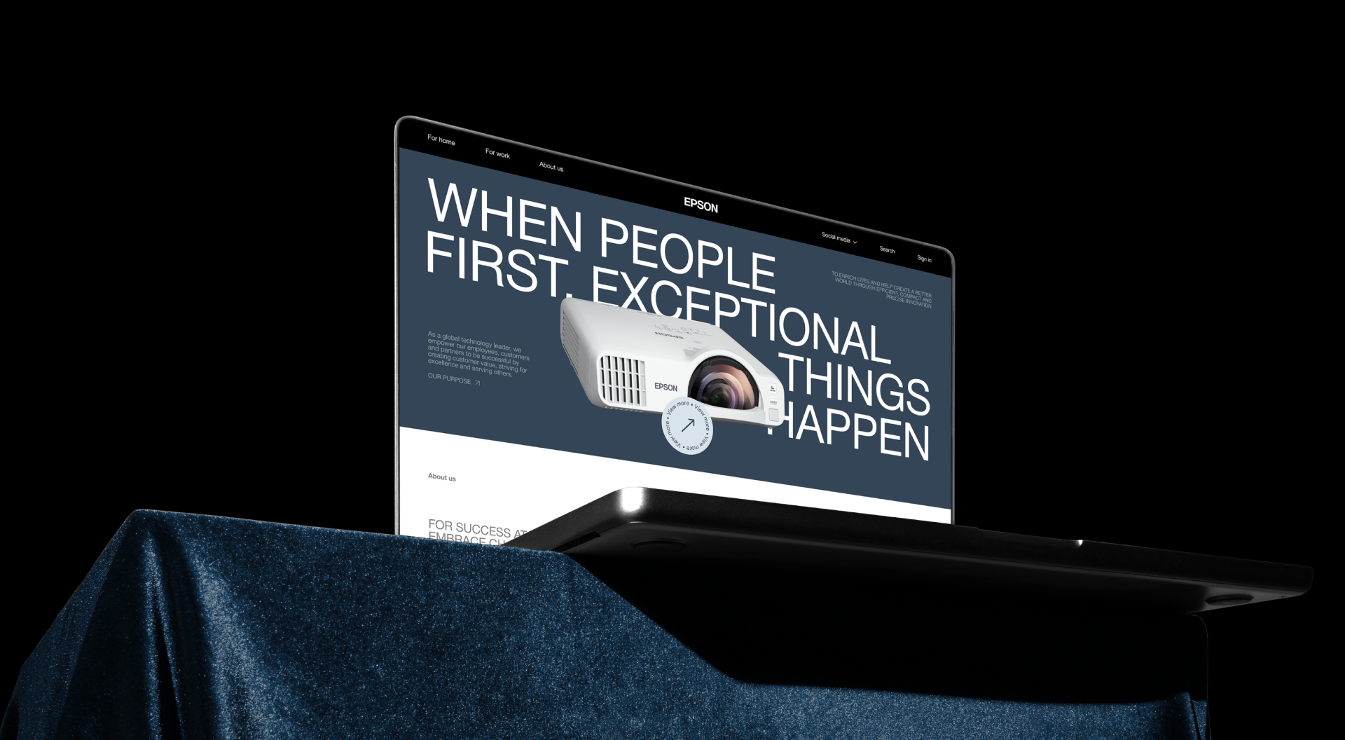 EPSON | Corporate Website — Изображение №6 — Интерфейсы, Брендинг на Dprofile