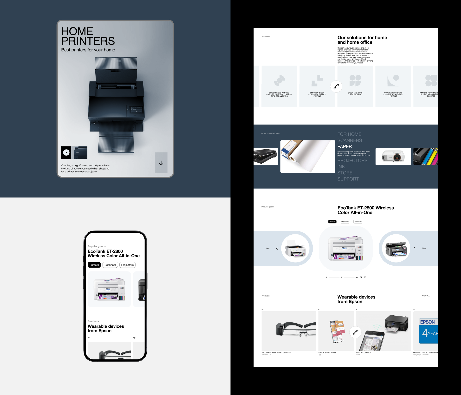 EPSON | Corporate Website — Изображение №9 — Интерфейсы, Брендинг на Dprofile