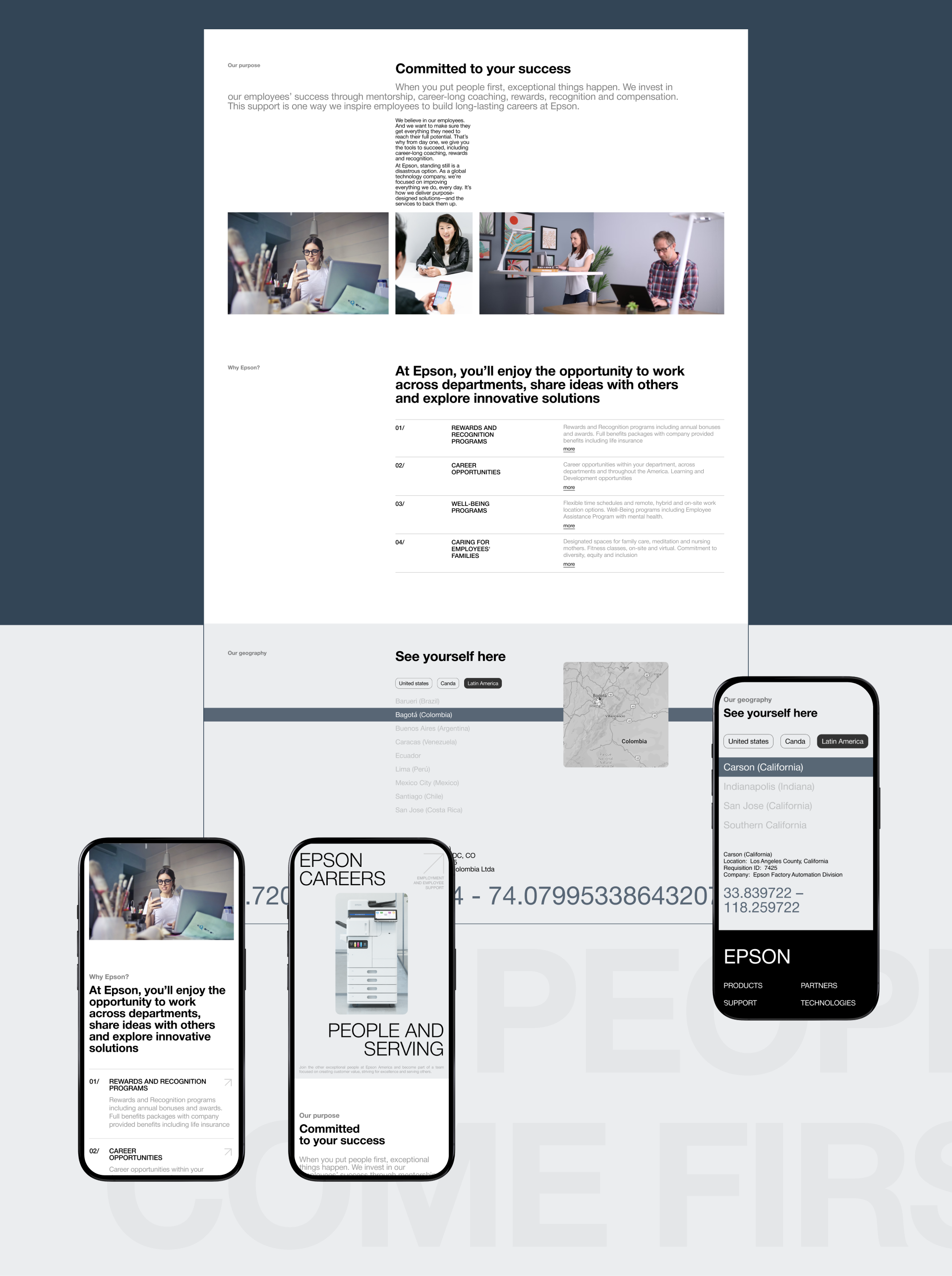 EPSON | Corporate Website — Изображение №15 — Интерфейсы, Брендинг на Dprofile