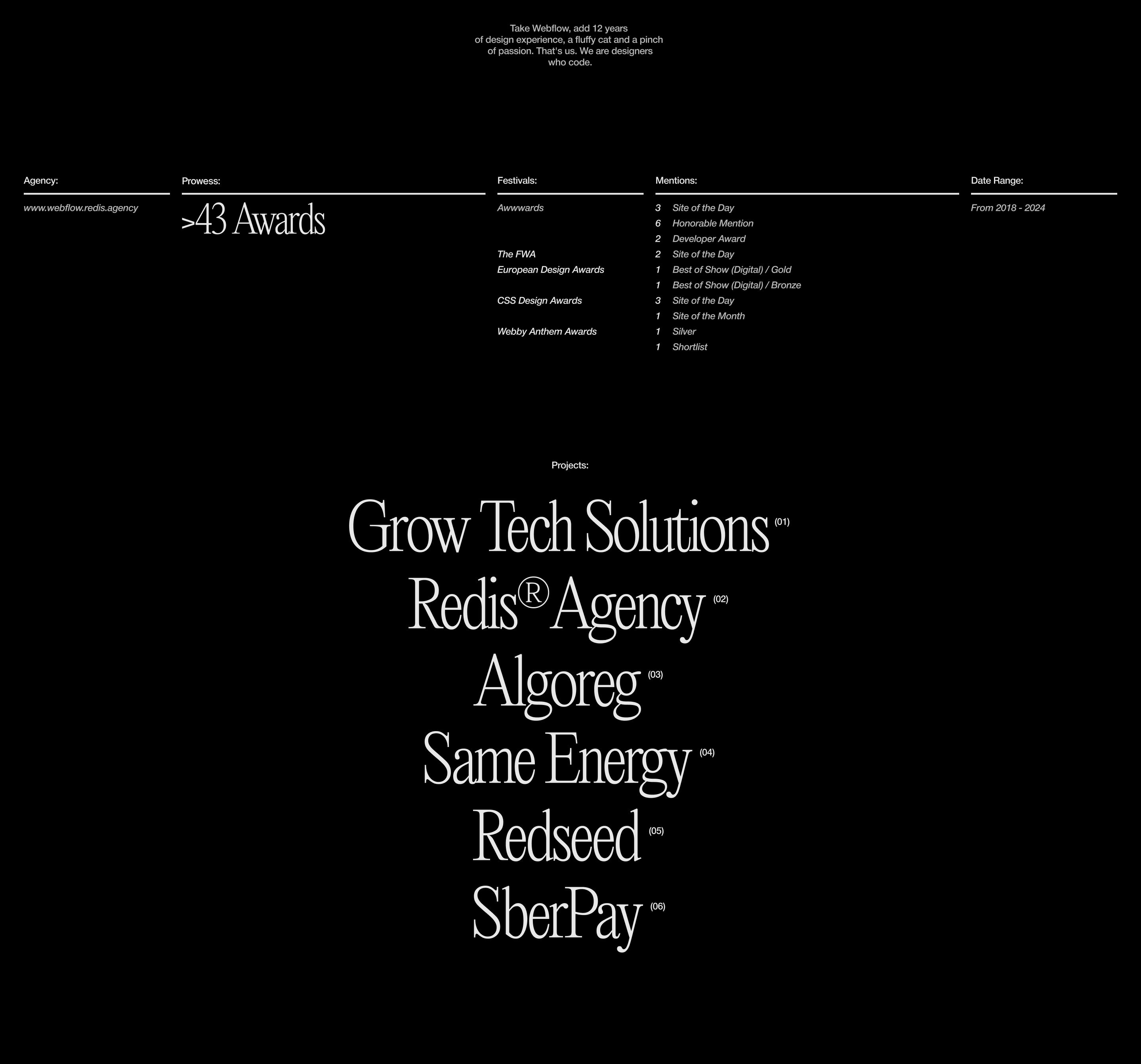 WEBFLOW Cases VOL.2 / Design & Development — Изображение №1 — Интерфейсы, Анимация на Dprofile