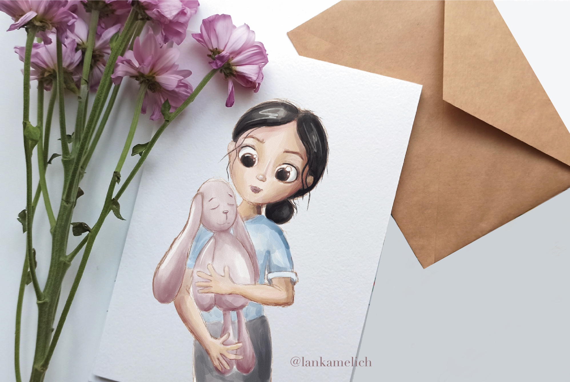 Акварельные портреты🌸 — Изображение №1 — Иллюстрация на Dprofile