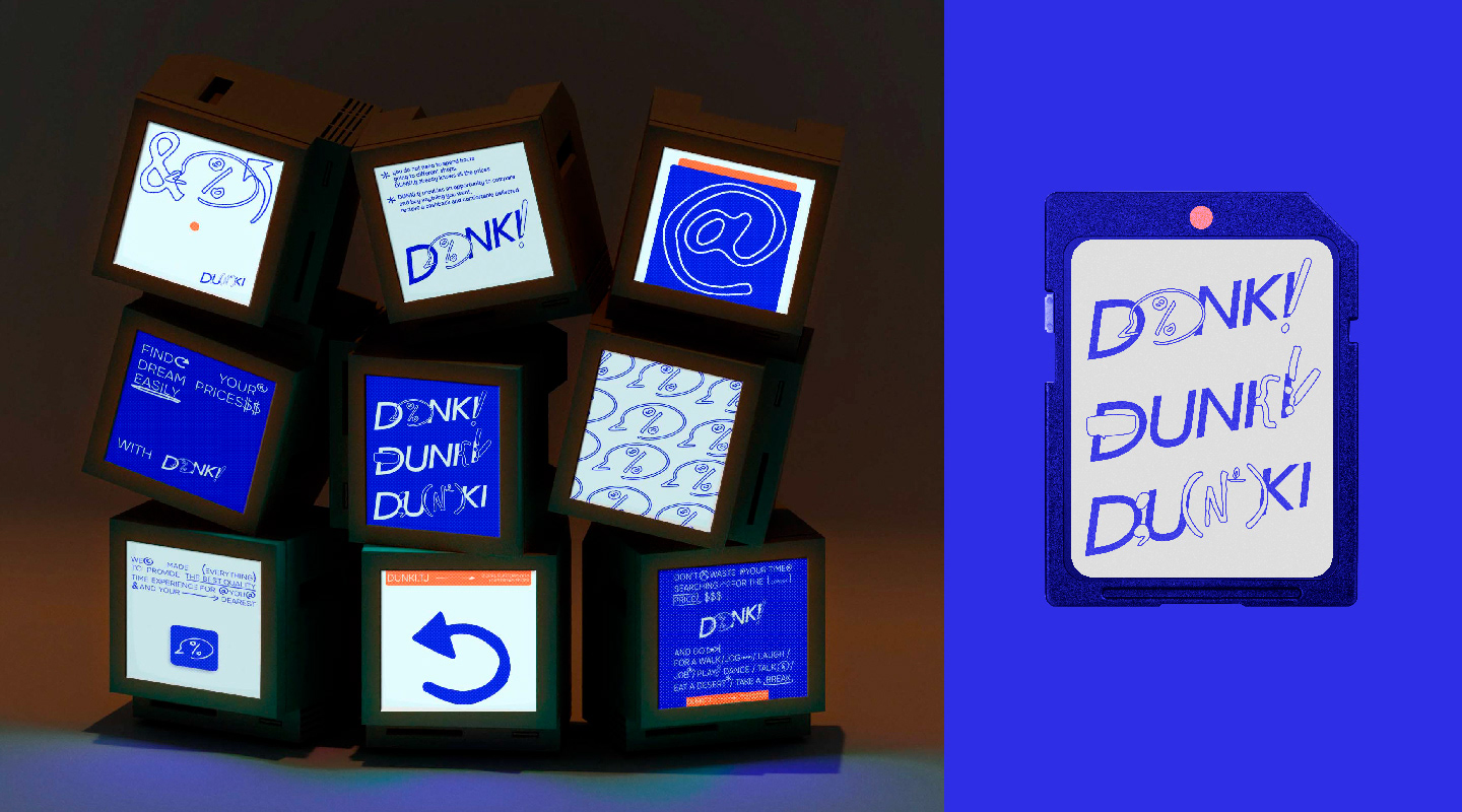 DUNKI - sales marketplace concept branding — Изображение №2 — Брендинг, 3D, Анимация на Dprofile