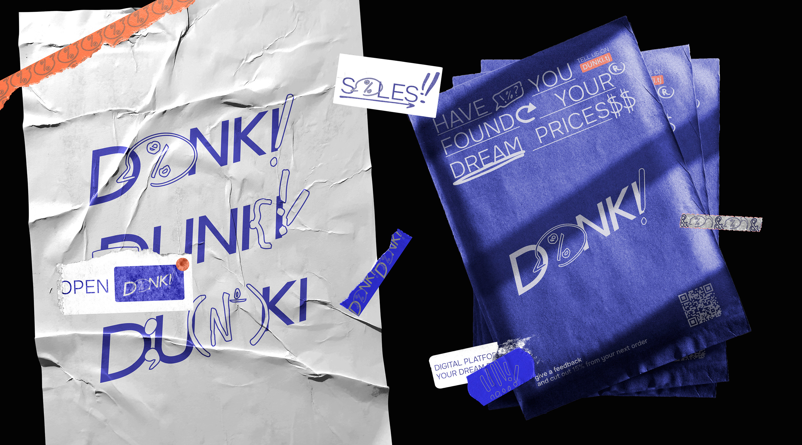 DUNKI - sales marketplace concept branding — Изображение №6 — Брендинг, 3D, Анимация на Dprofile