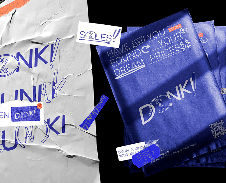 DUNKI - sales marketplace concept branding — Брендинг, 3D, Анимация на Dprofile