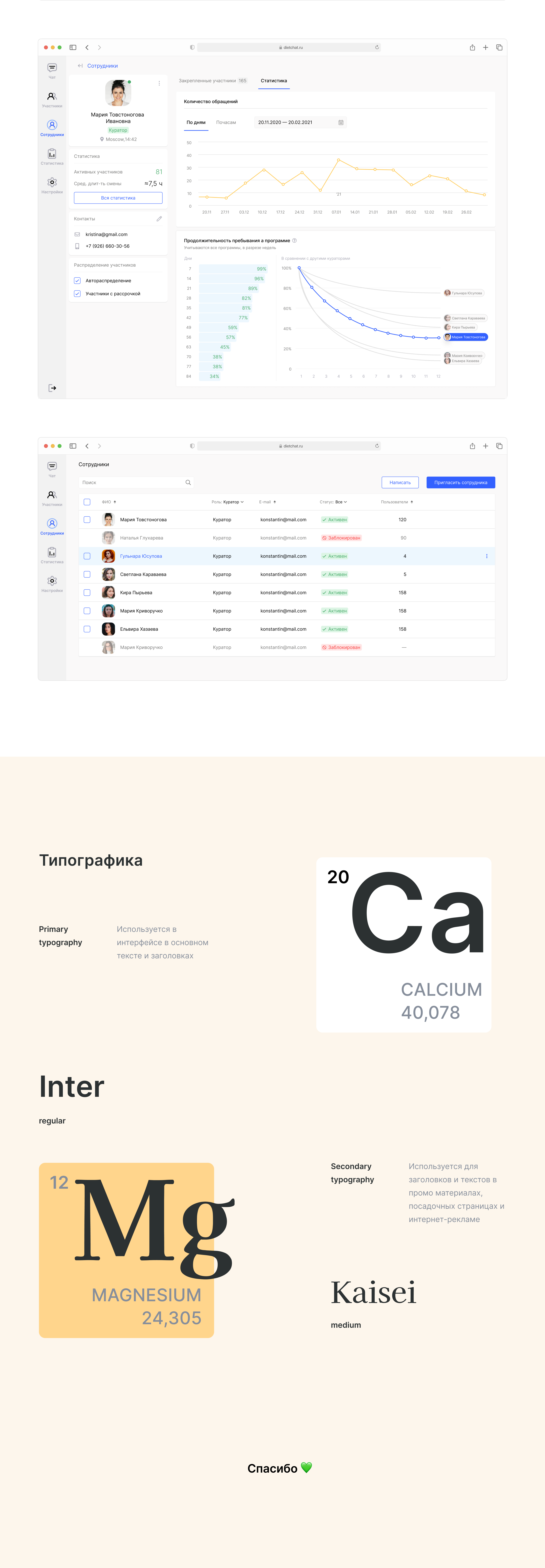 Diet Chat — сервис здорового питания — Изображение №9 — Интерфейсы на Dprofile