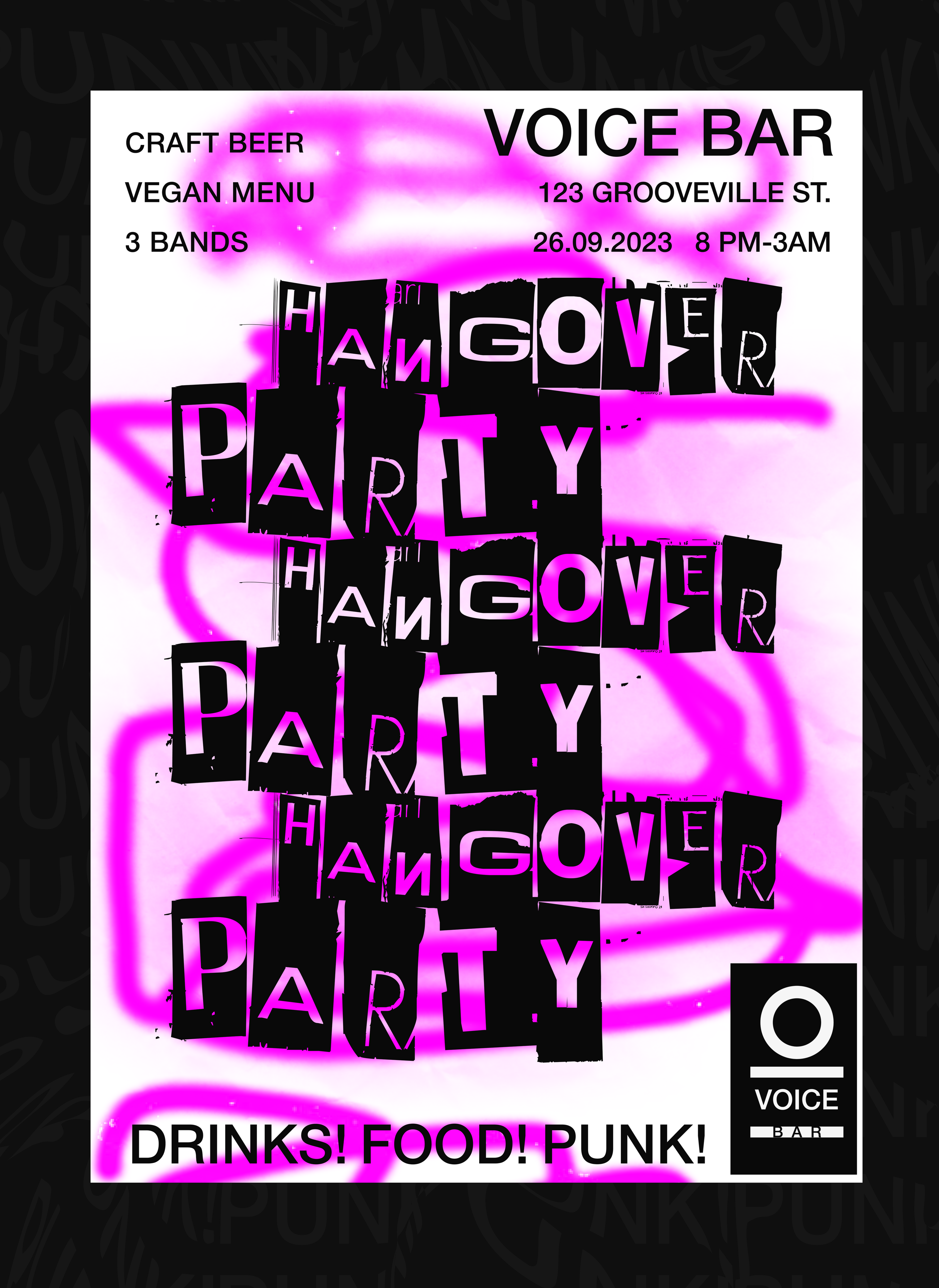 Poster Collection | Punk bar — Изображение №3 — Графика, Маркетинг на Dprofile
