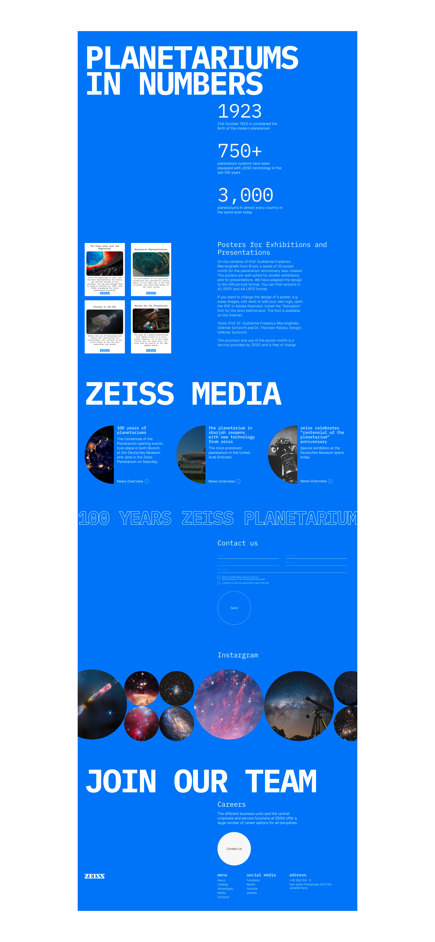 ZEISS PLANETARIUM | Landing Page Redesign — Изображение №7 — Интерфейсы на Dprofile