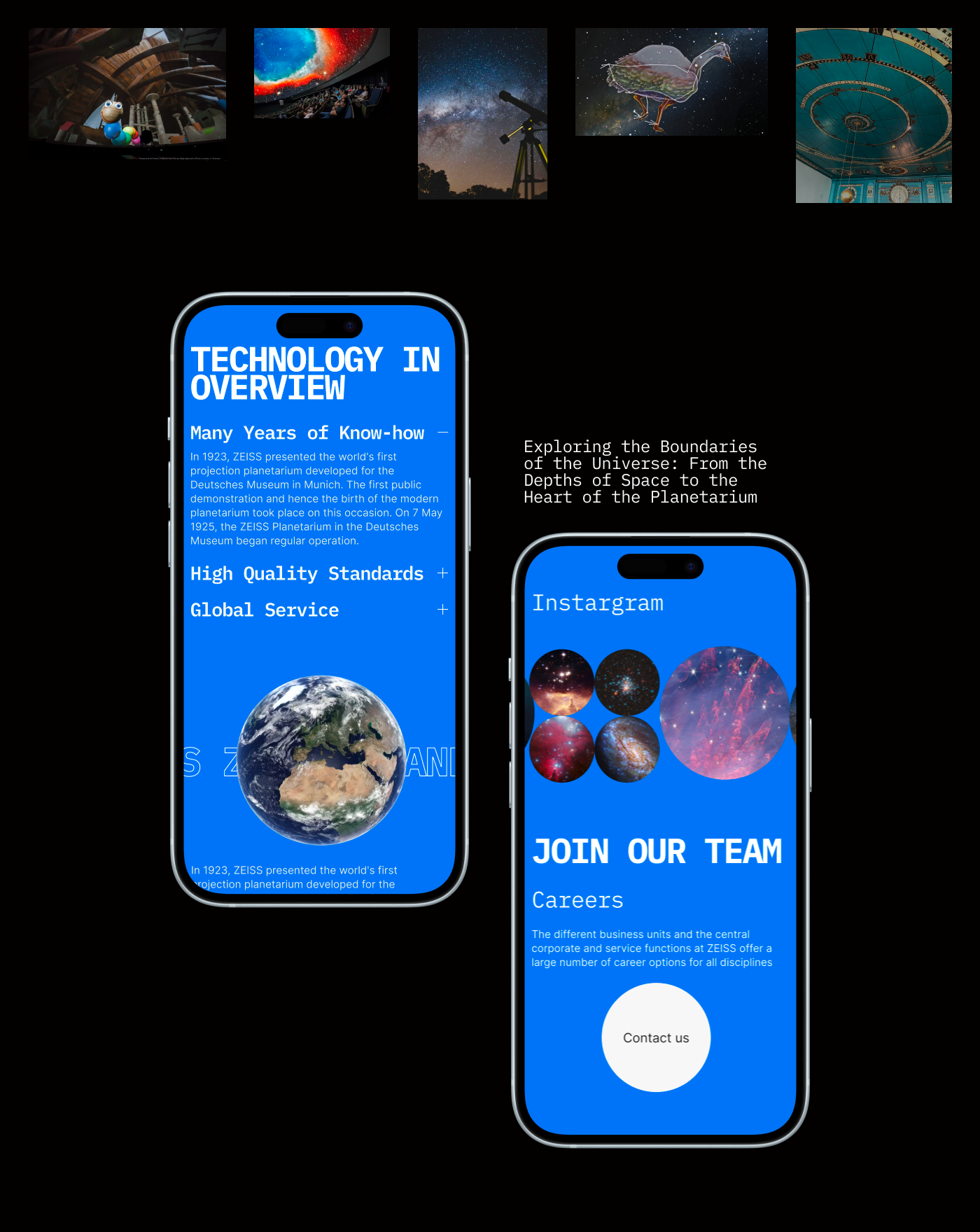 ZEISS PLANETARIUM | Landing Page Redesign — Изображение №9 — Интерфейсы на Dprofile