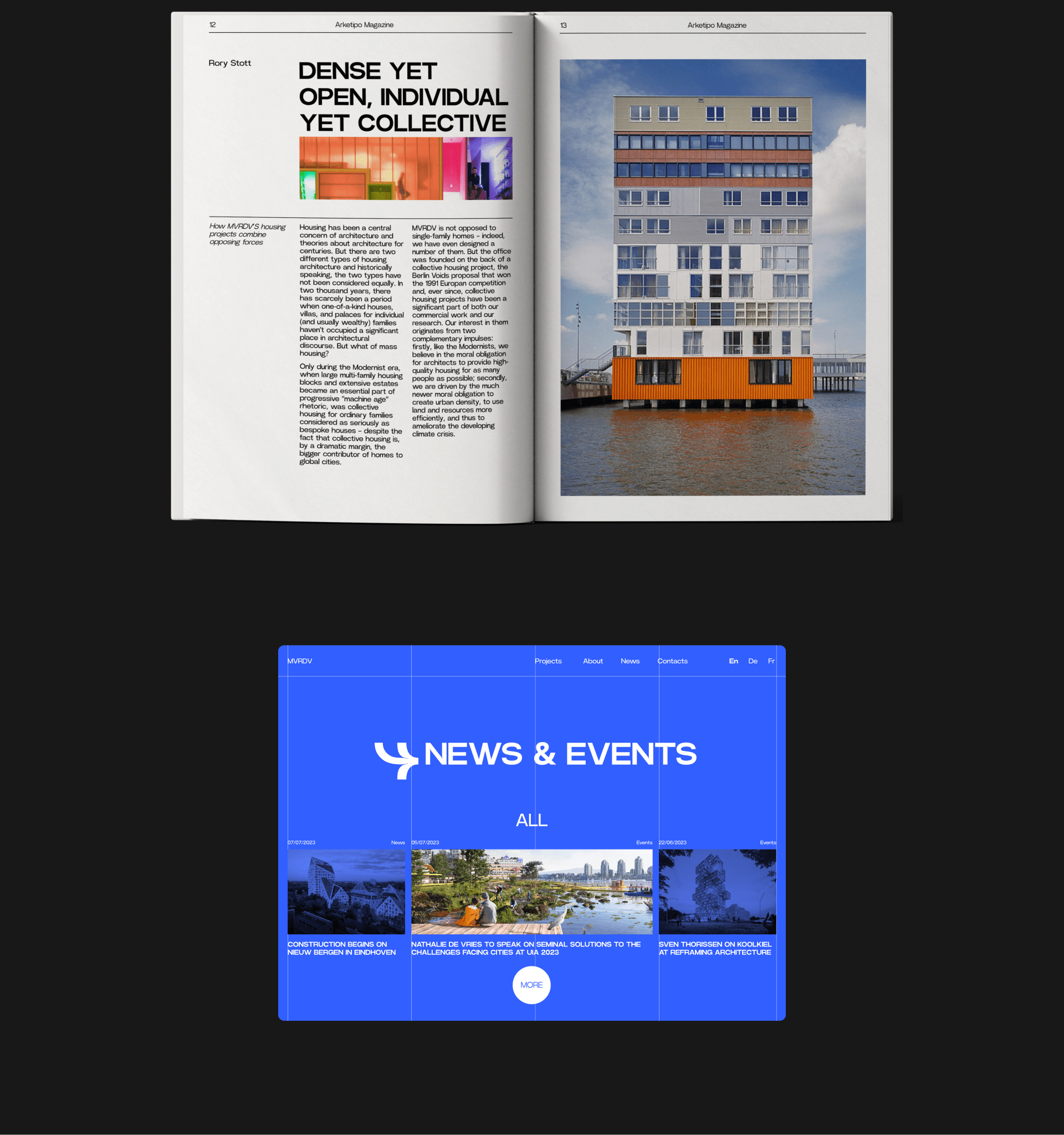 MVRDV | Corporate Site Redesign Concept — Изображение №11 — Интерфейсы на Dprofile