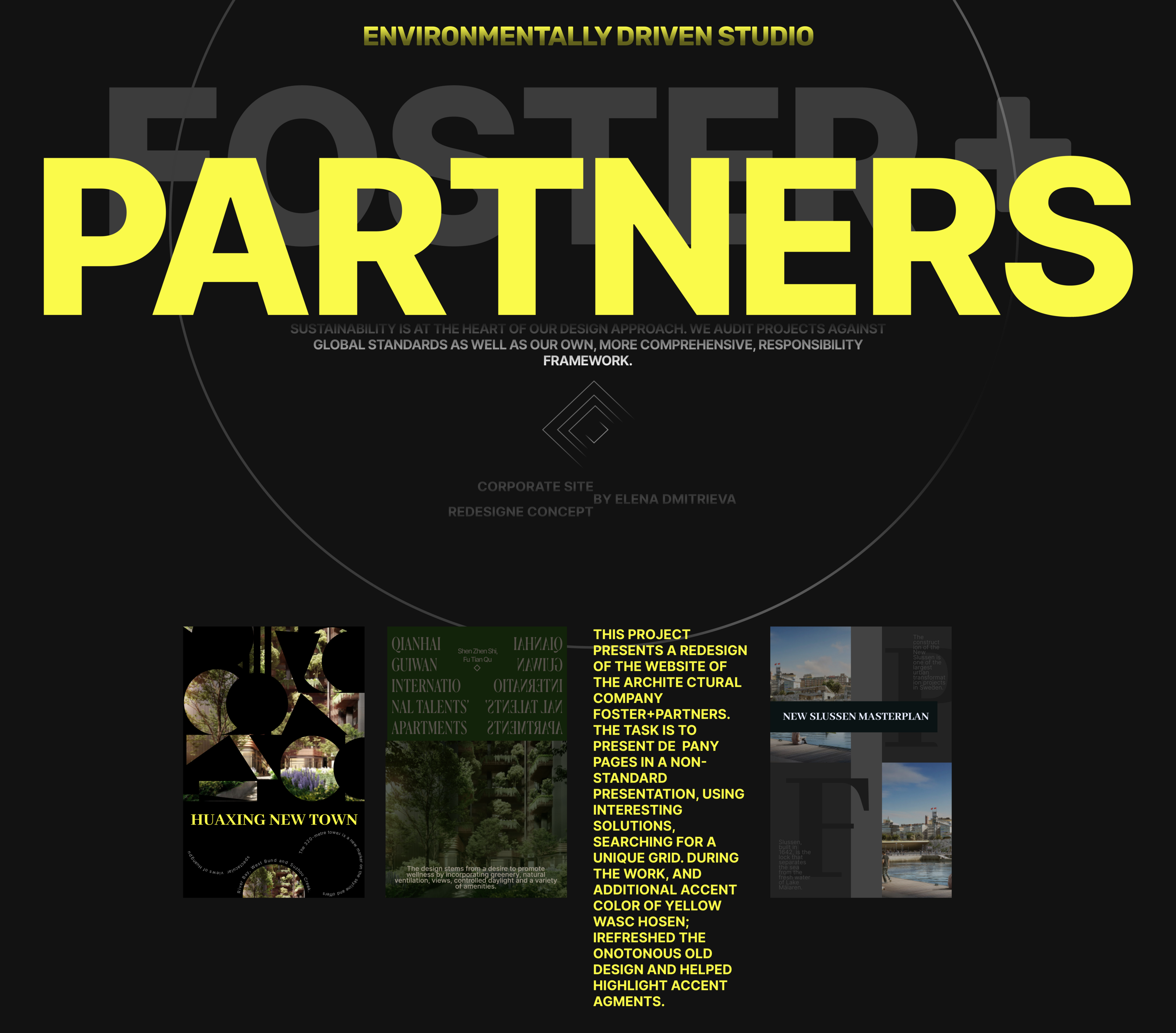 Foster+Partners redesign — Изображение №1 — Интерфейсы на Dprofile