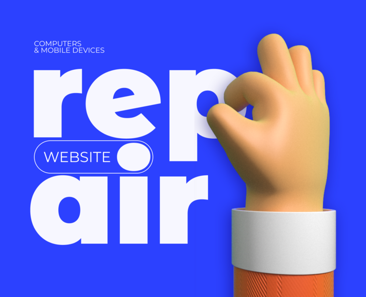 Repair service (Website) на Dprofile