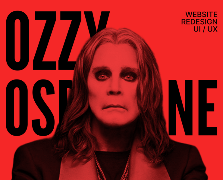 Ozzy Osbourne Website redesign (concept) — Интерфейсы, Анимация на Dprofile