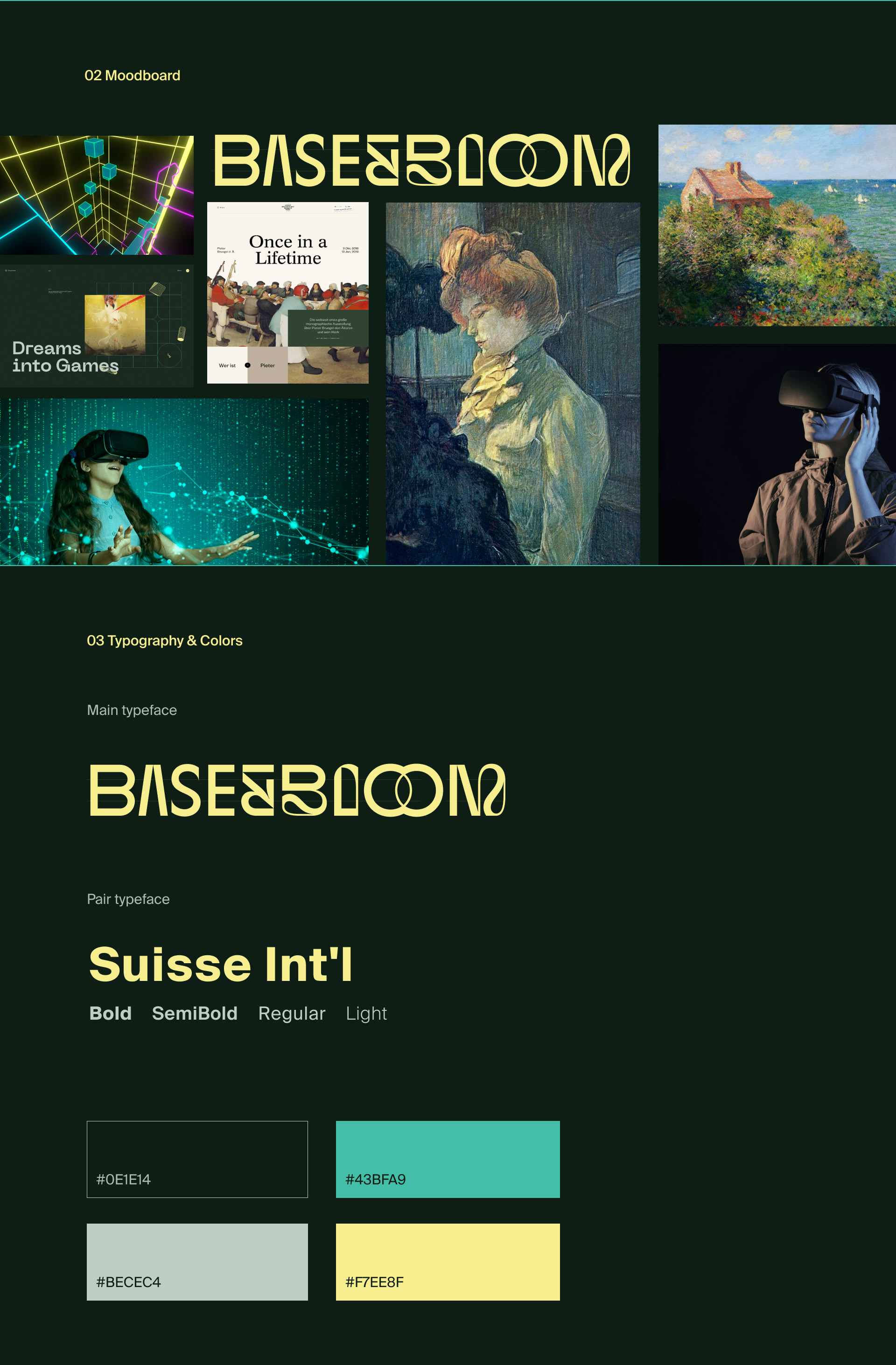 Website Design Concept for VR Museum of Impressionism — Изображение №2 — Интерфейсы на Dprofile