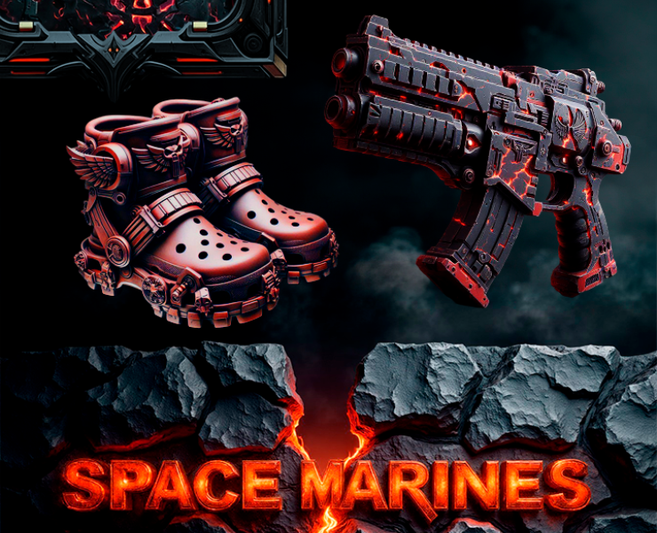 Space_Marines — Брендинг, Иллюстрация на Dprofile