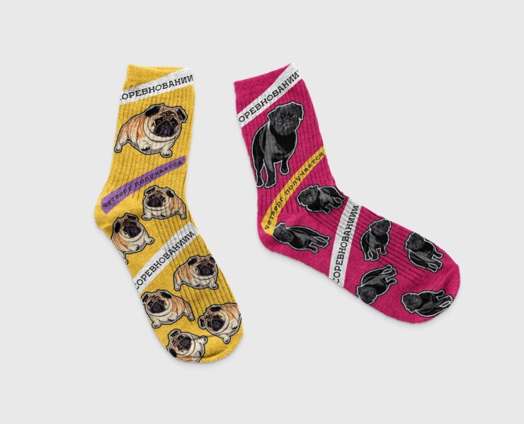 Носки для соревнований — Брендинг, Графика на Dprofile