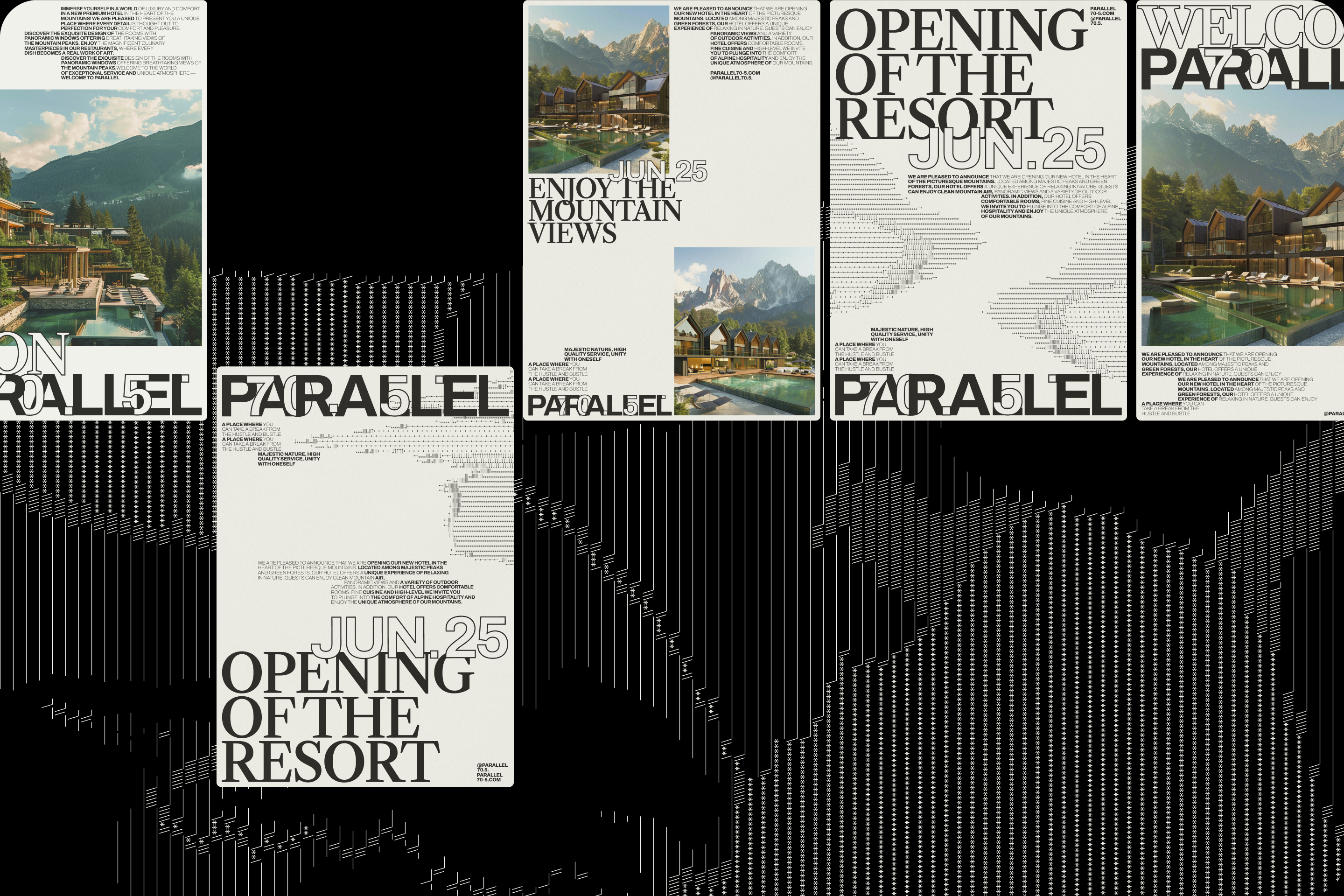 PARALLEL 70.5' — Изображение №8 — Брендинг, Графика на Dprofile