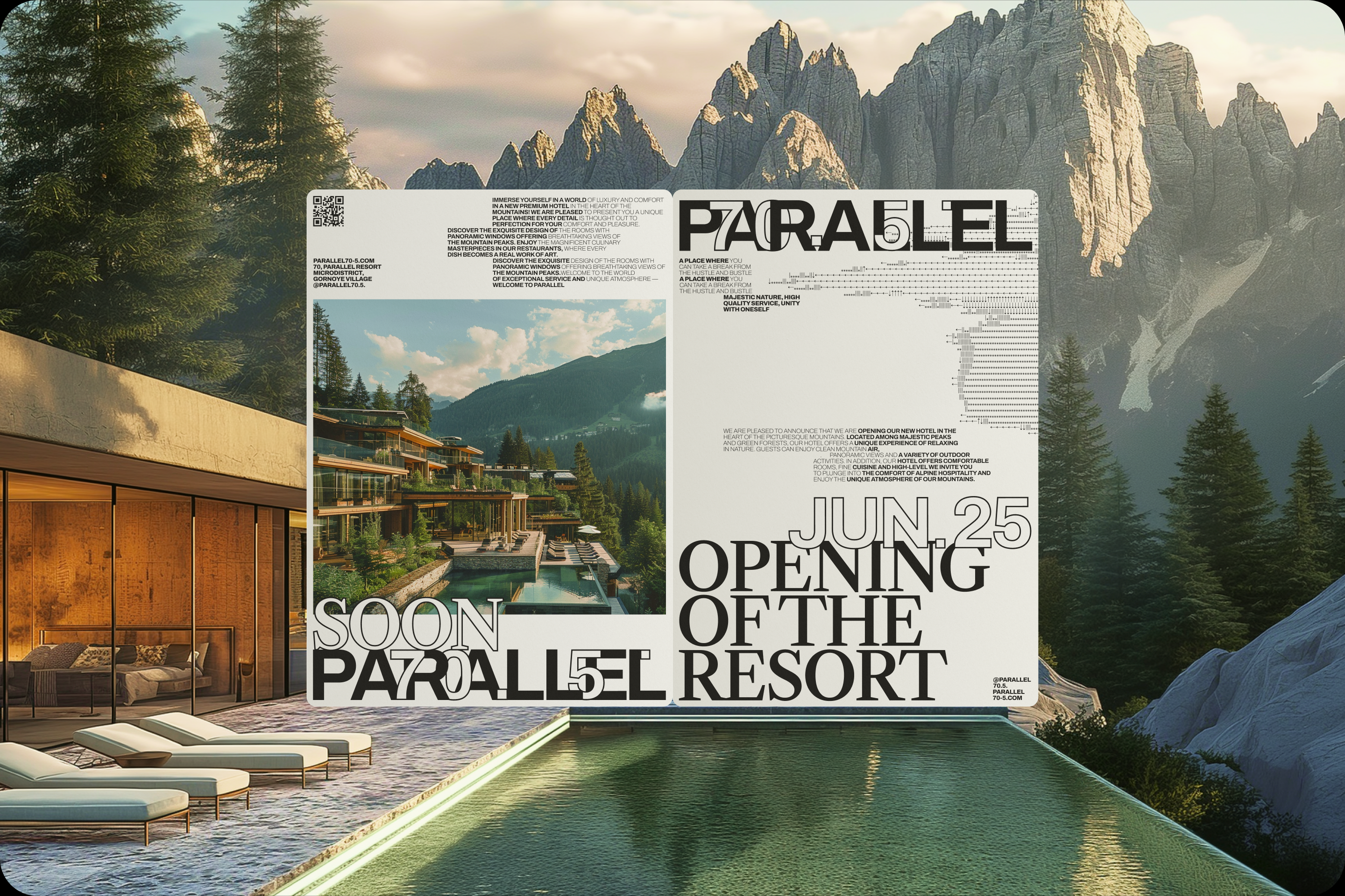 PARALLEL 70.5' — Изображение №1 — Брендинг, Графика на Dprofile